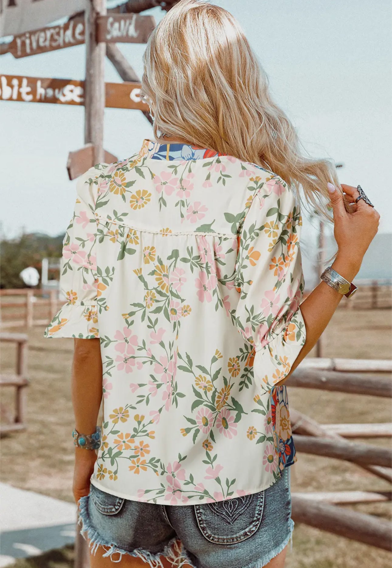 Crochet Floral Top