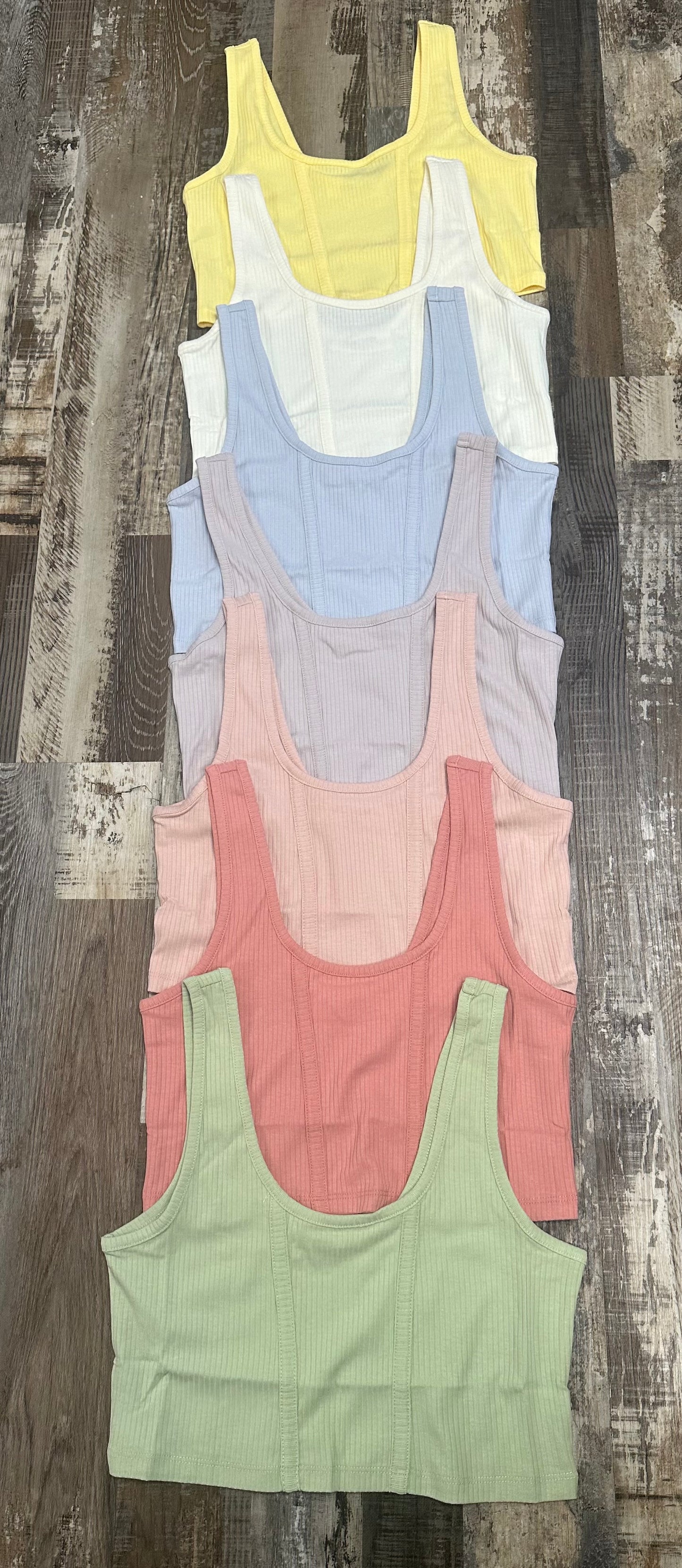 Rib Crop Tank
