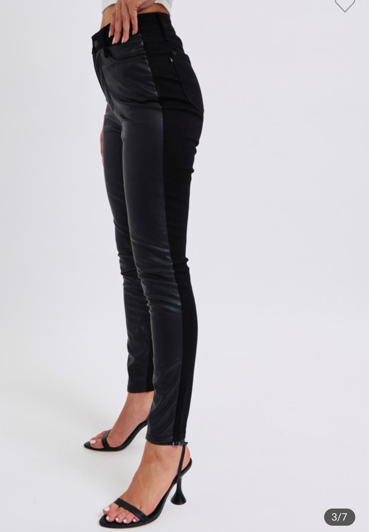 JB Denim/Leather Jeans