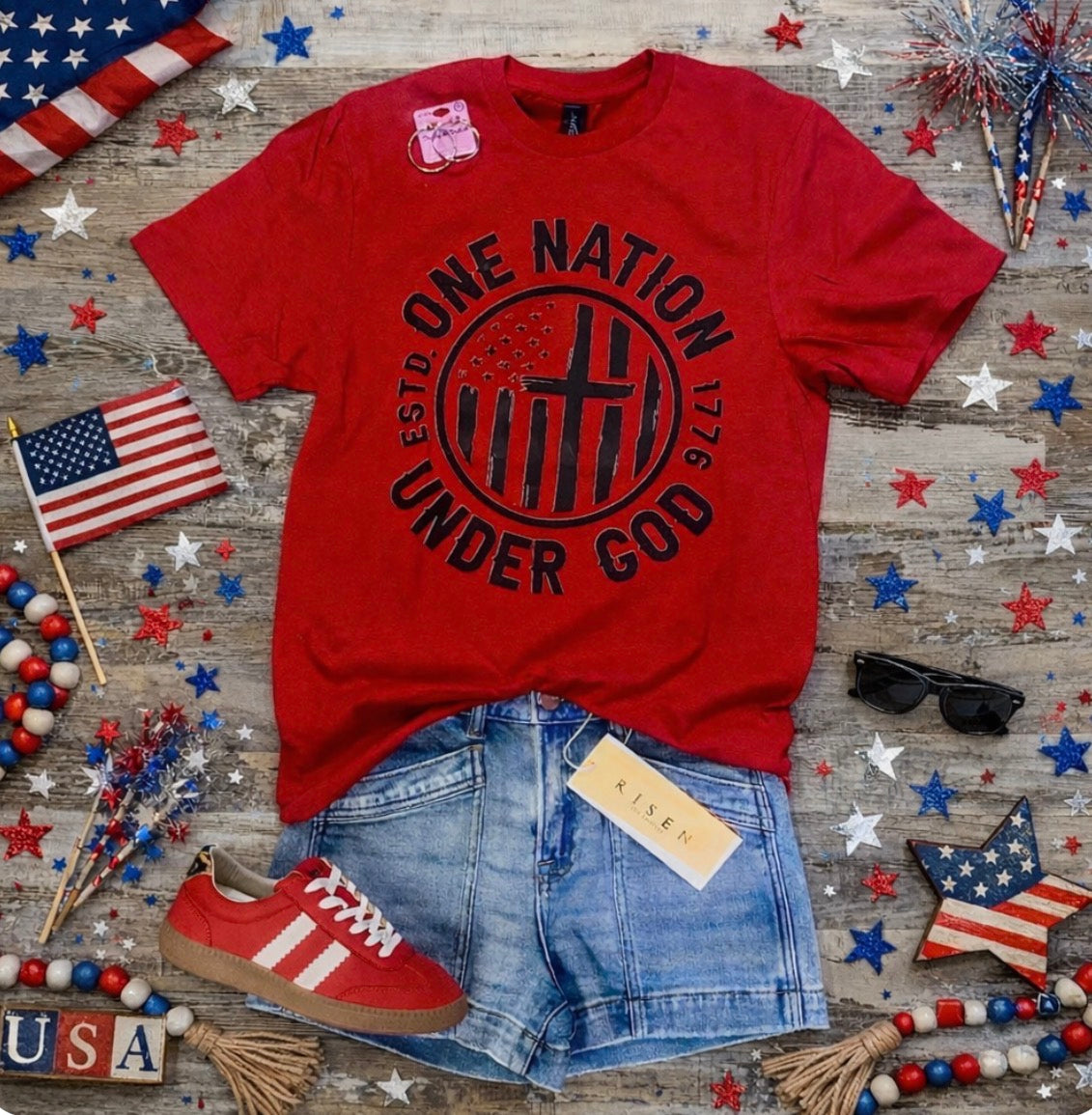 One Nation Under God Tee