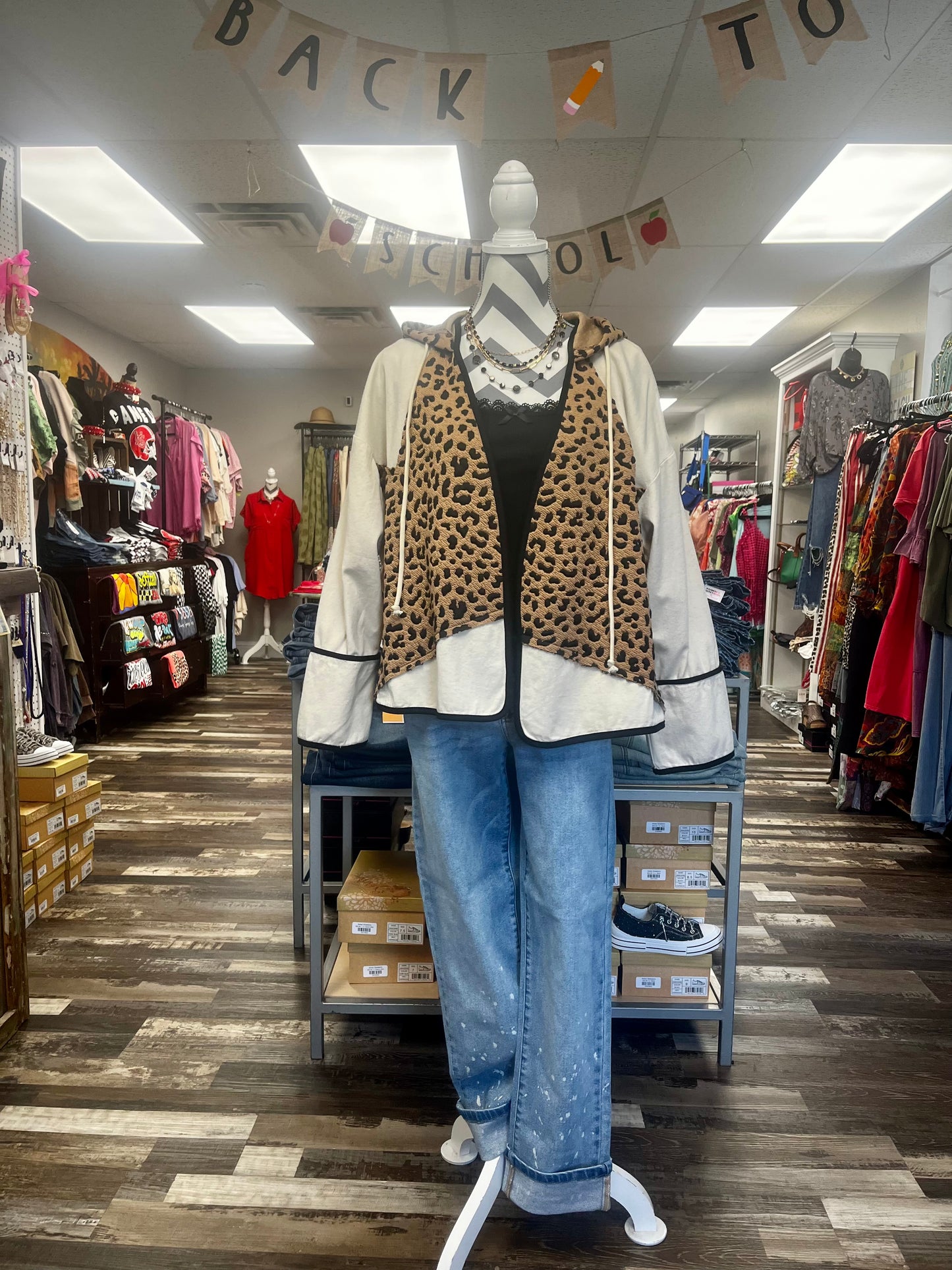 Leopard Mix Jacket