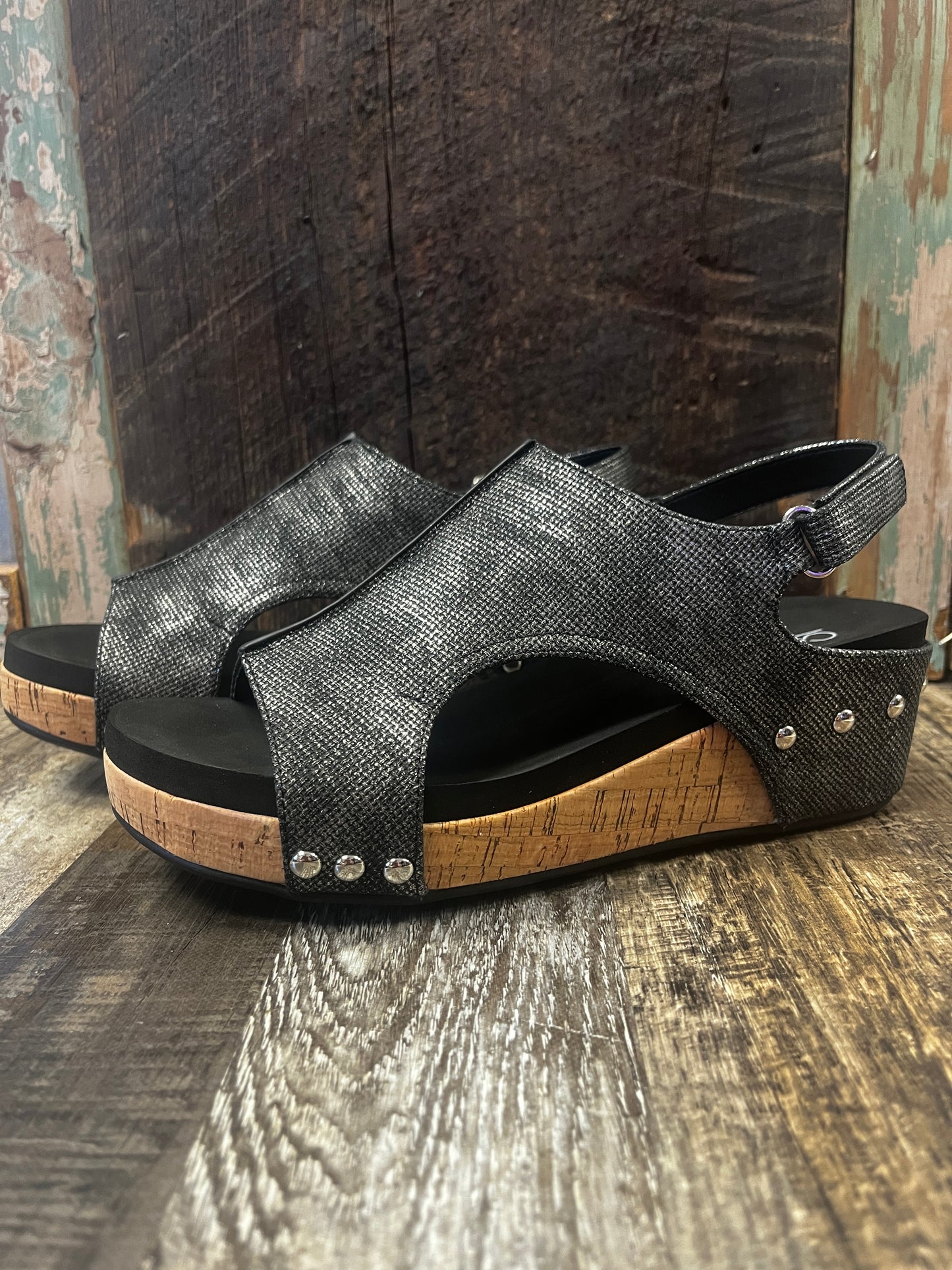 Volta Black Wedge