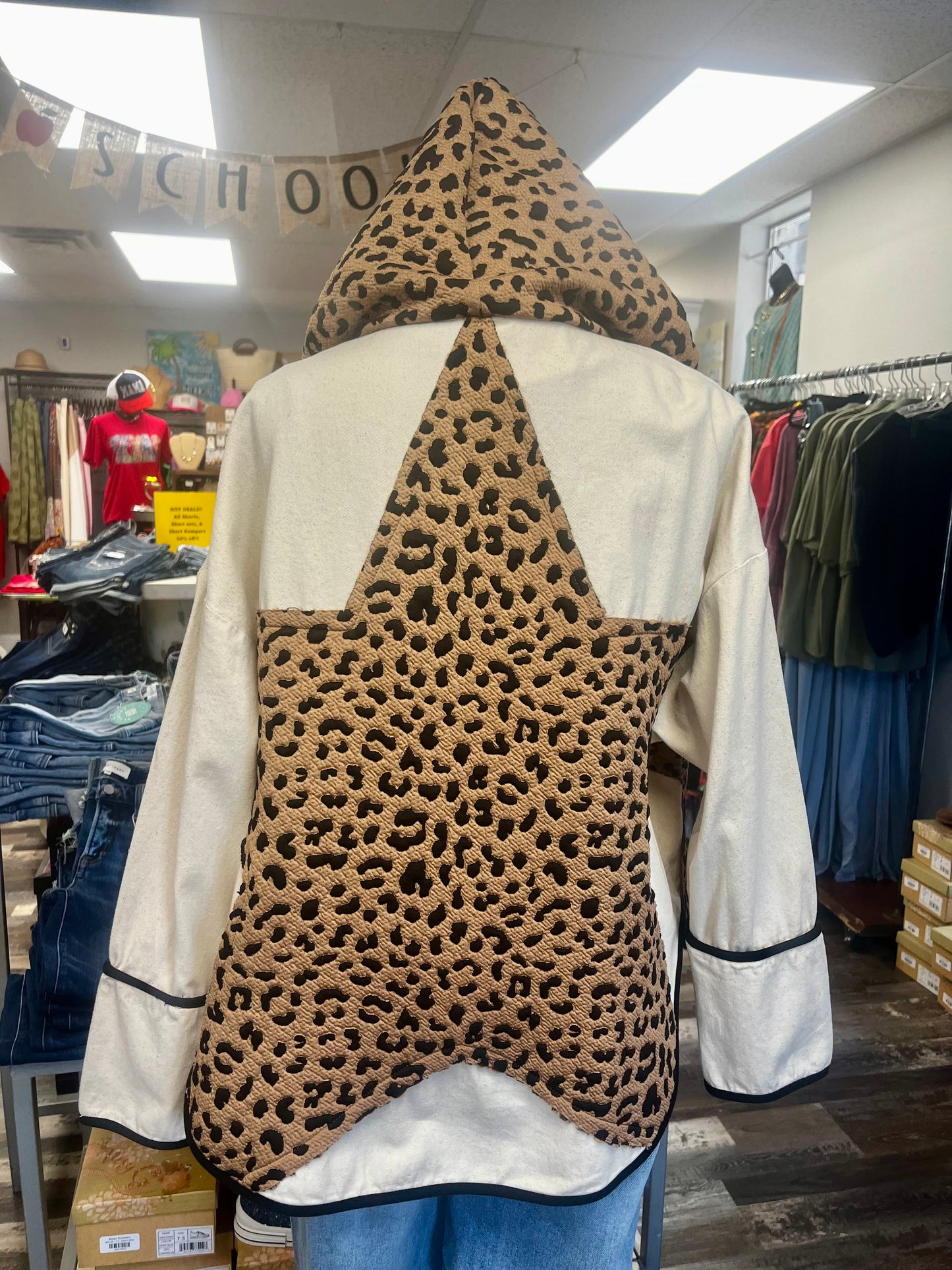 Leopard Mix Jacket