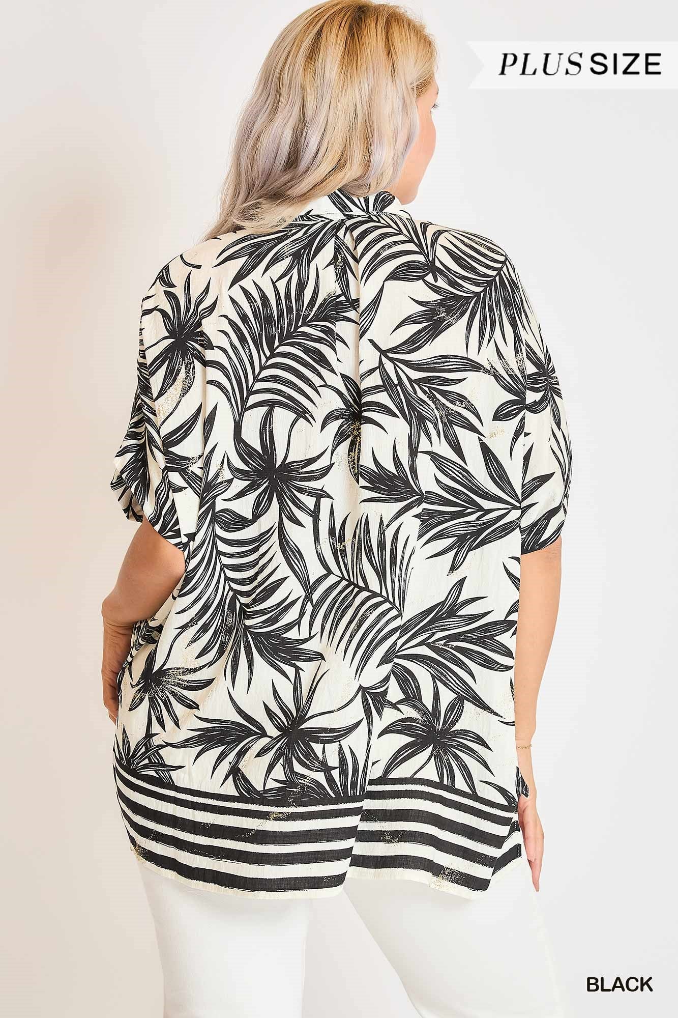 Tropical Breeze Button UP