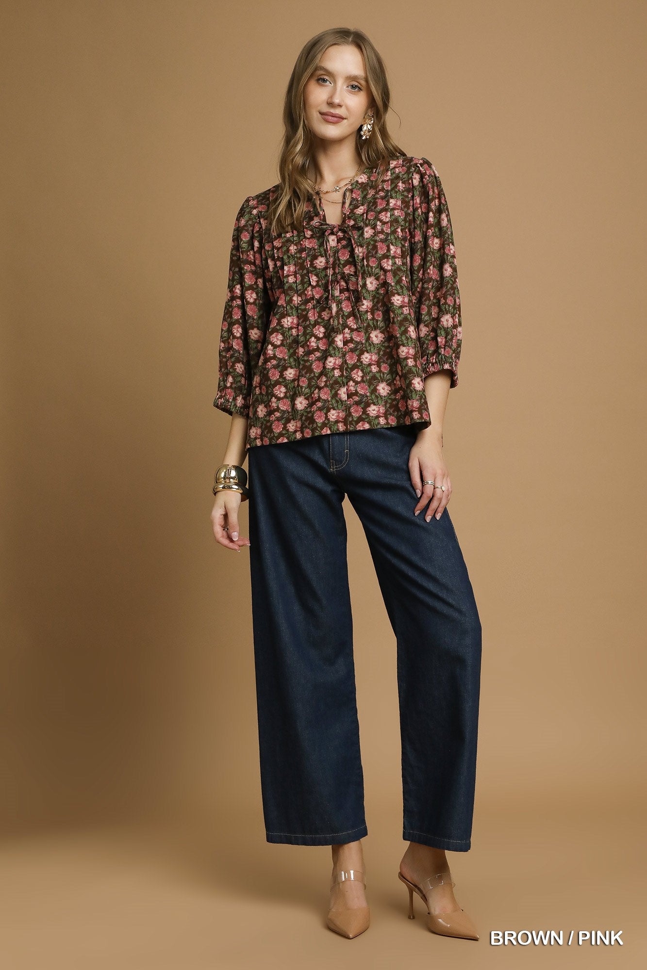 Vintage Floral Blouse