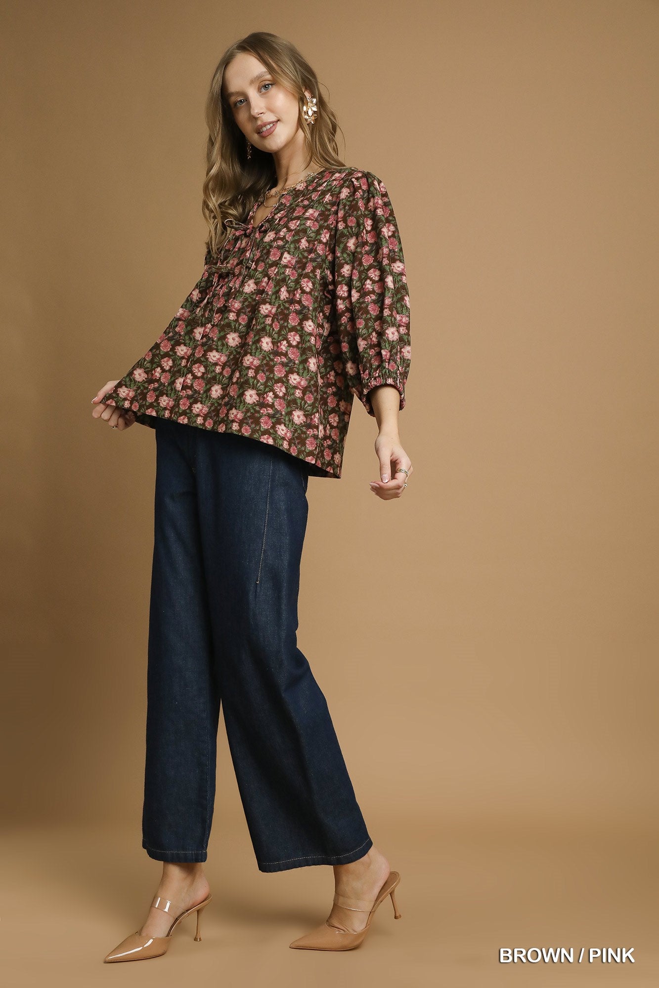 Vintage Floral Blouse