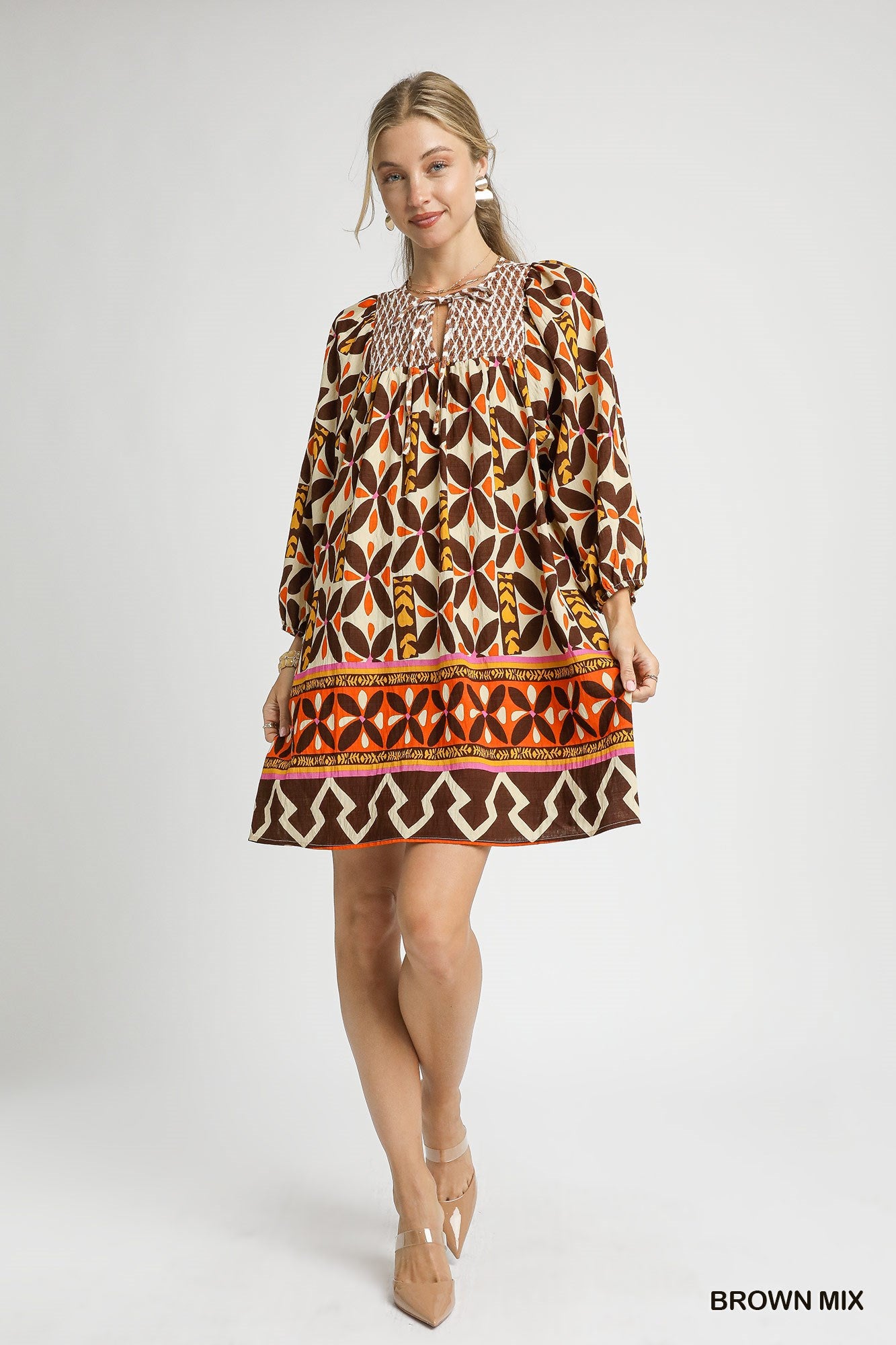 Geometric Boho Dress