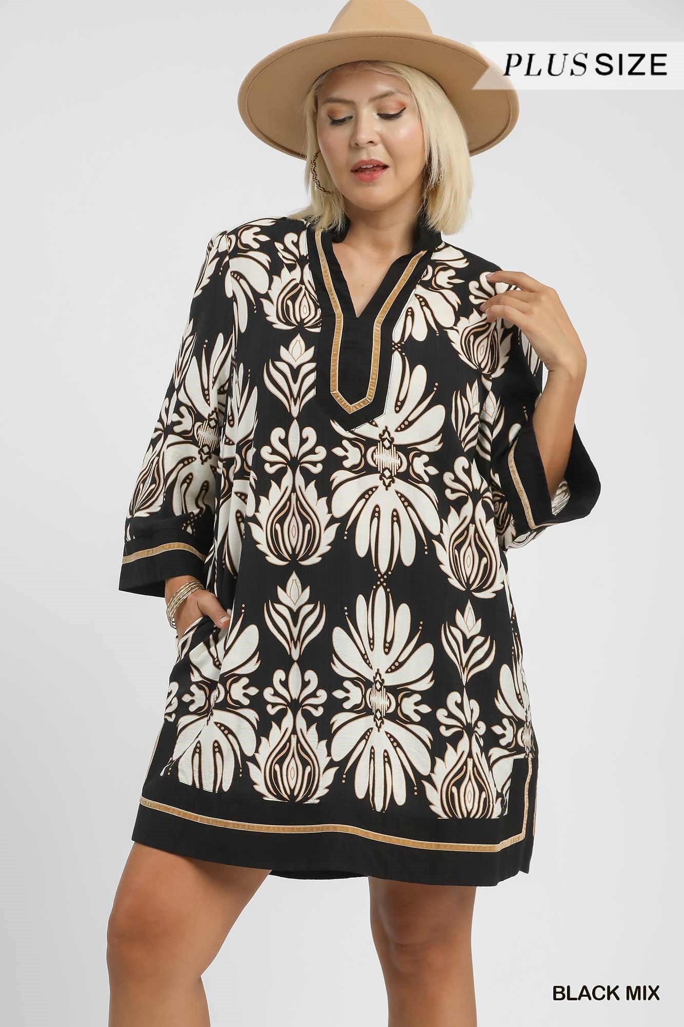 Baroque Tunic Dress