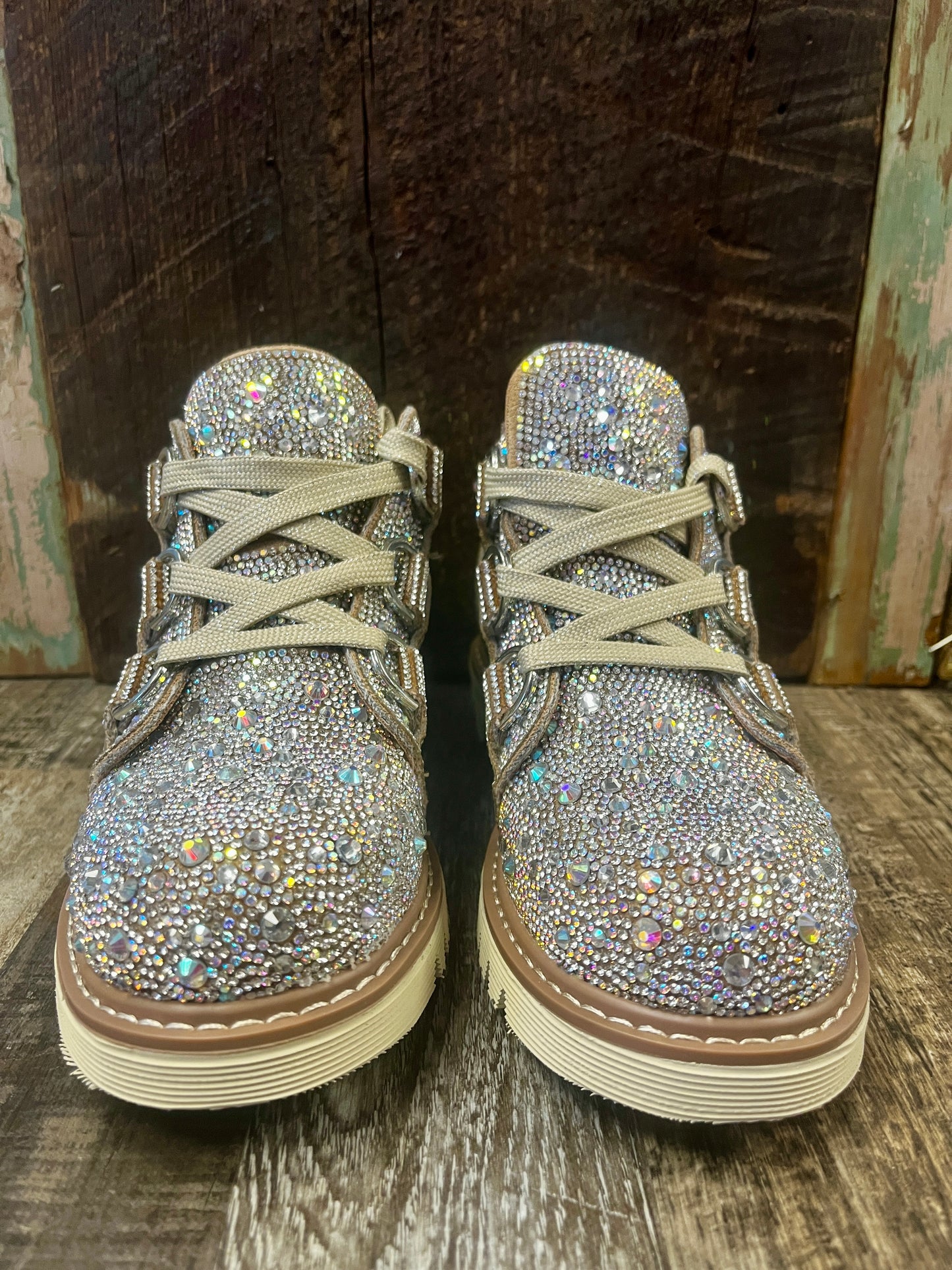 Corky's Campfire Rhinestone Booties
