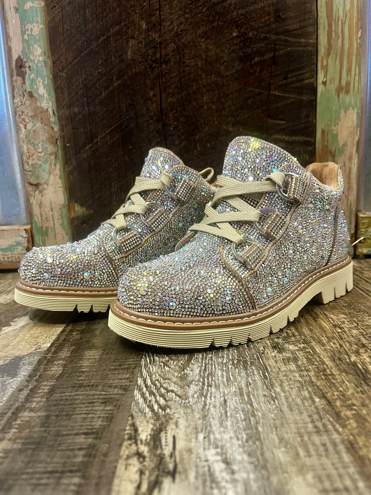 Corky's Campfire Rhinestone Booties