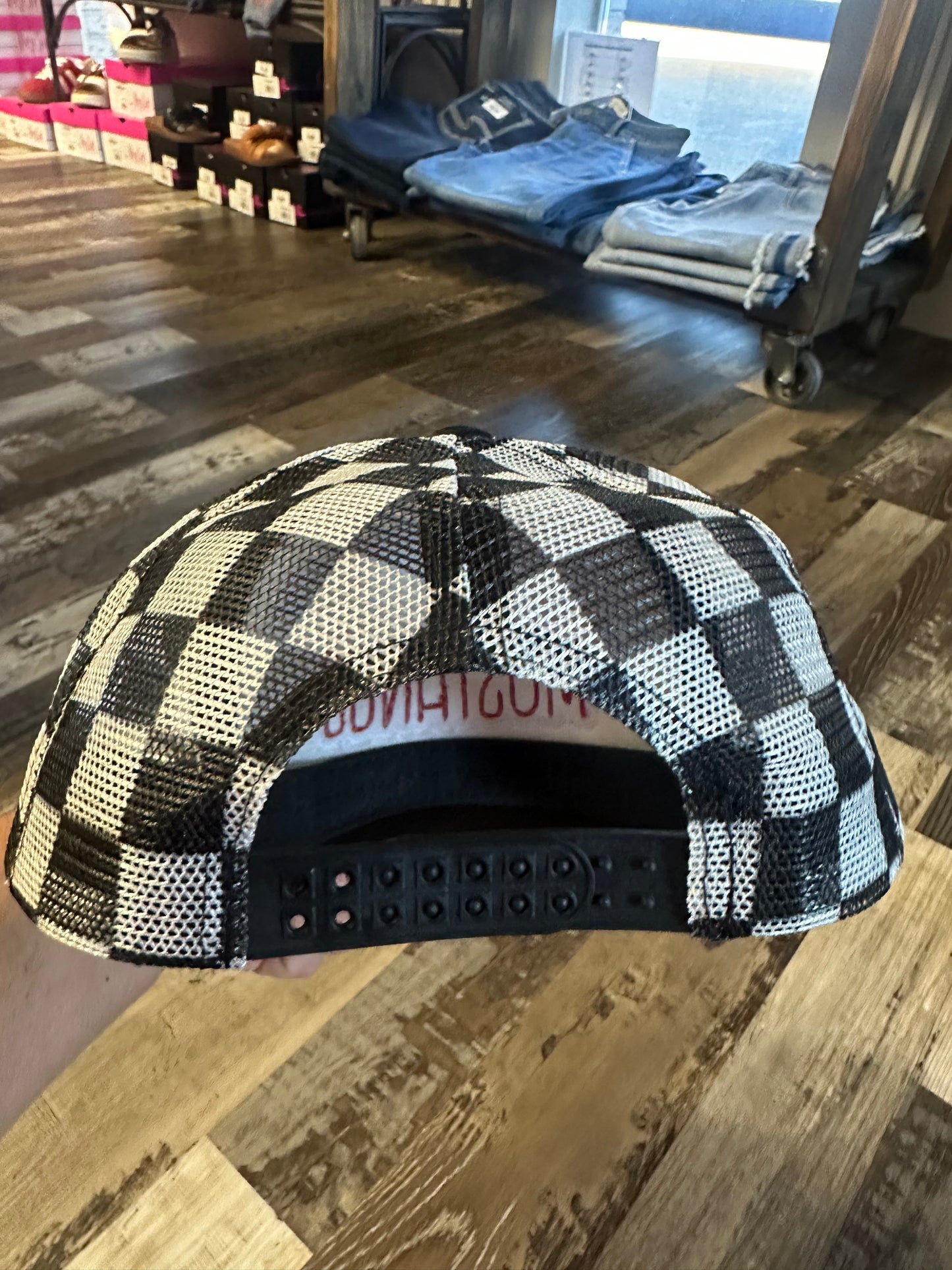 Mustangs Checkerboard Cap