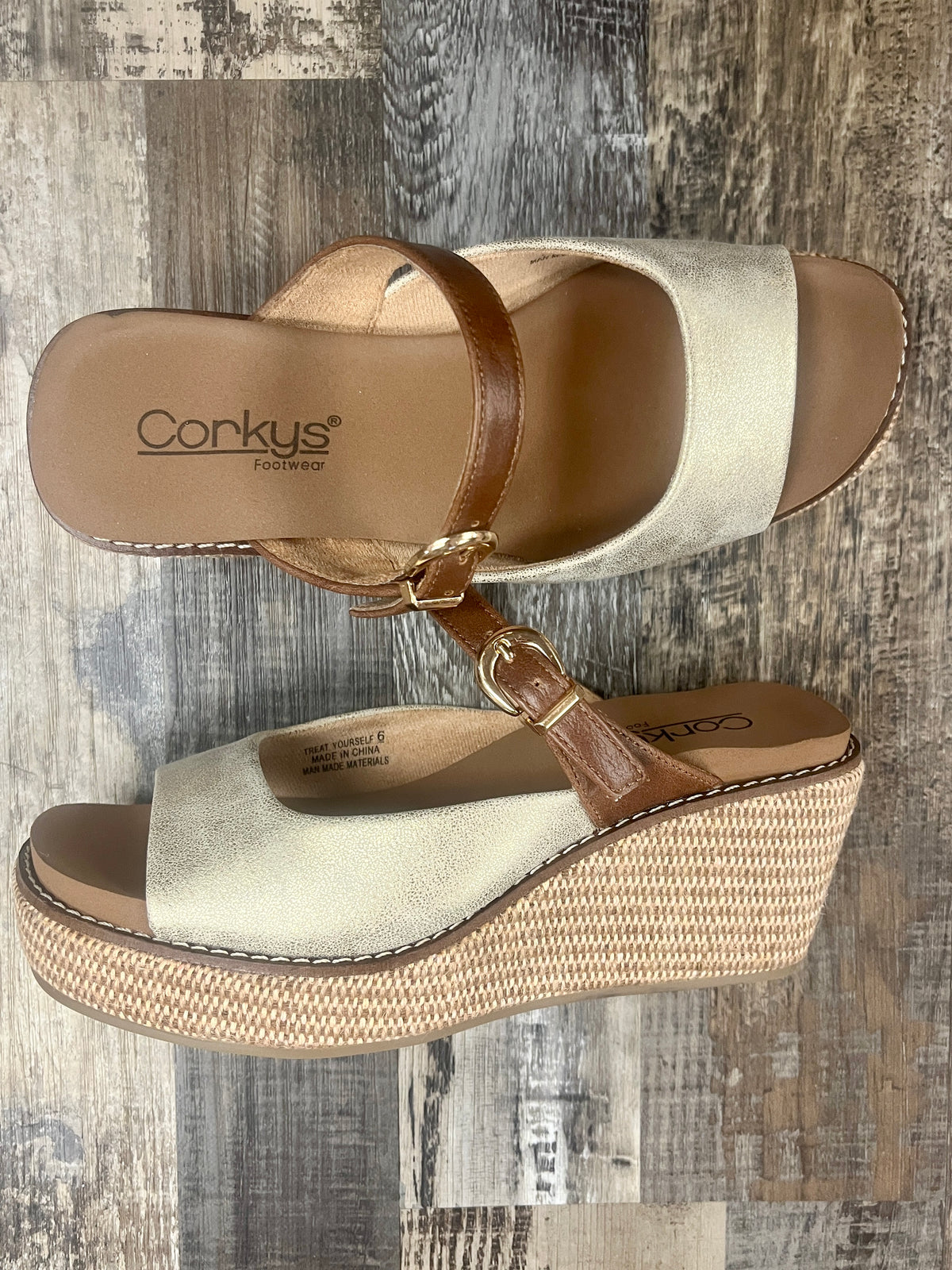 Treat Yourself Gold Wedge