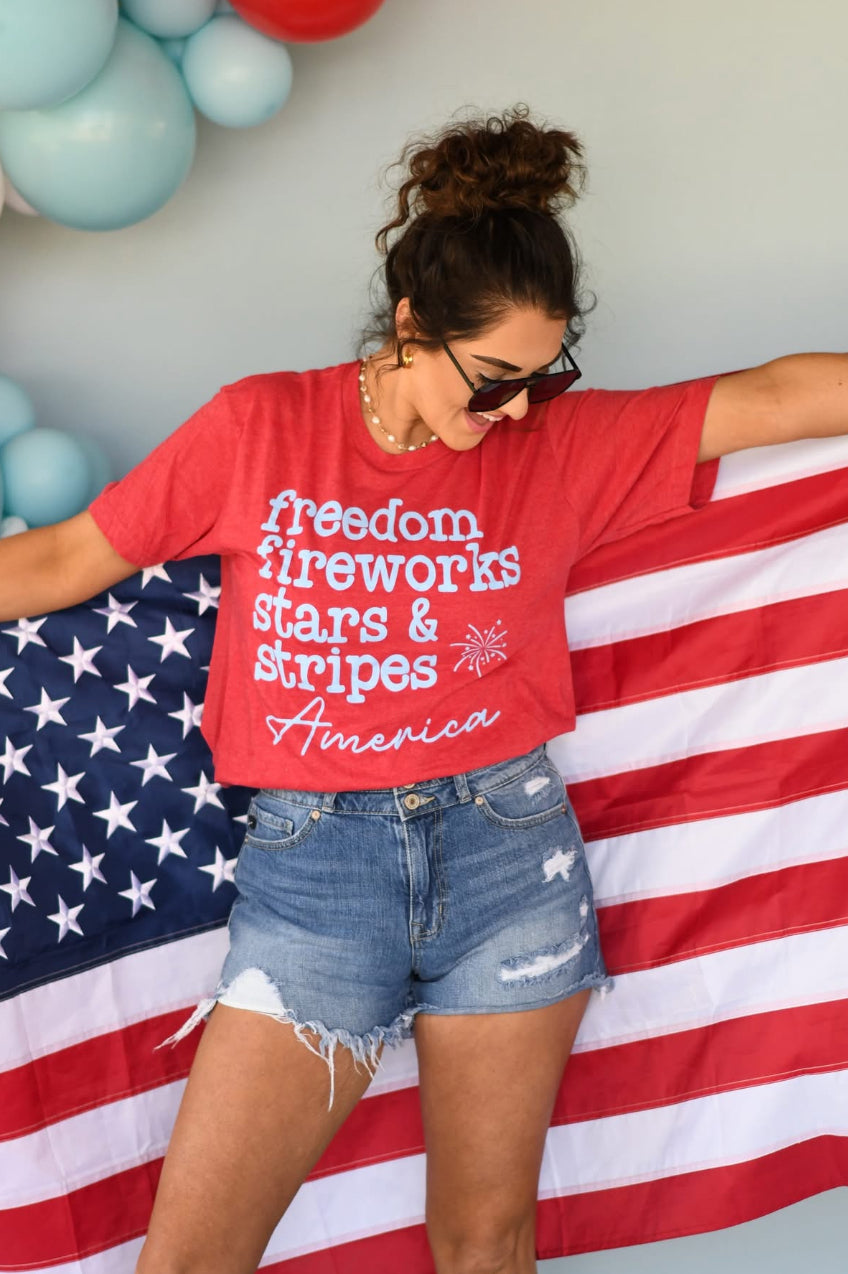 Freedom & Fireworks Tee