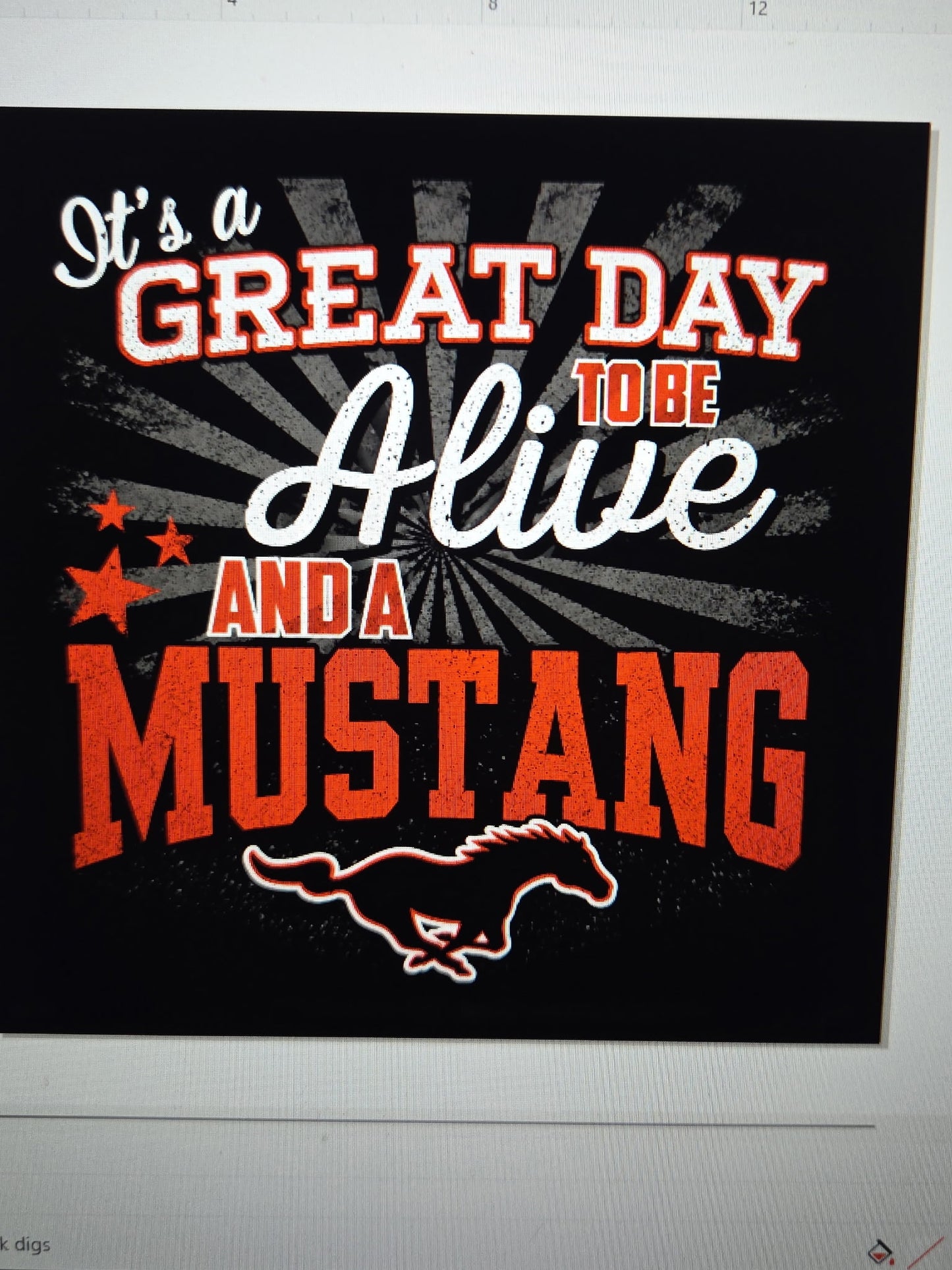 PREORDER- Great Day Mustang Tee