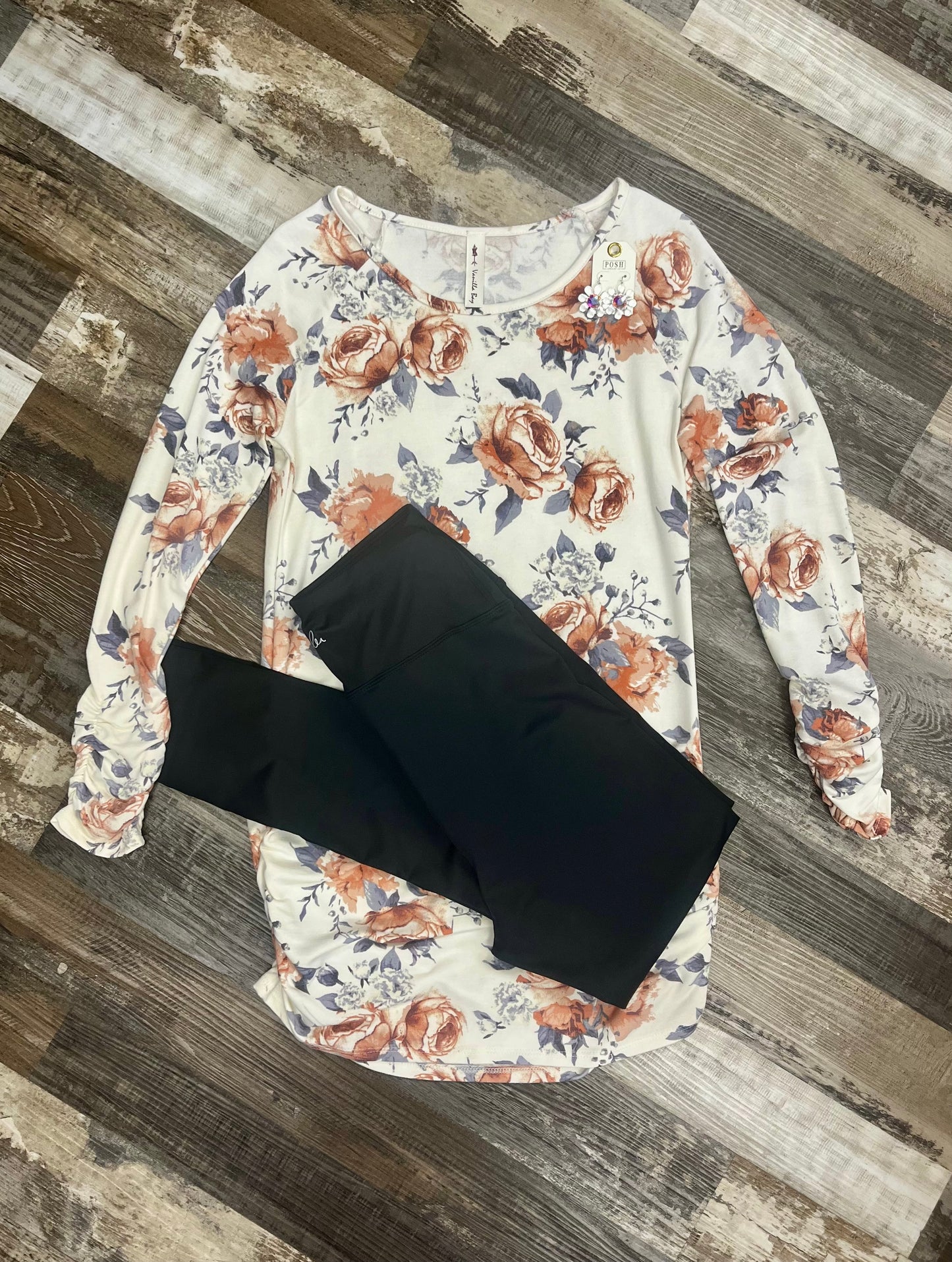 Floral Cinch Top