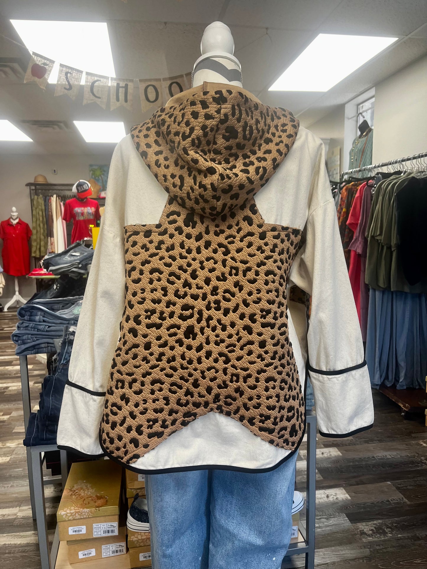 Leopard Mix Jacket