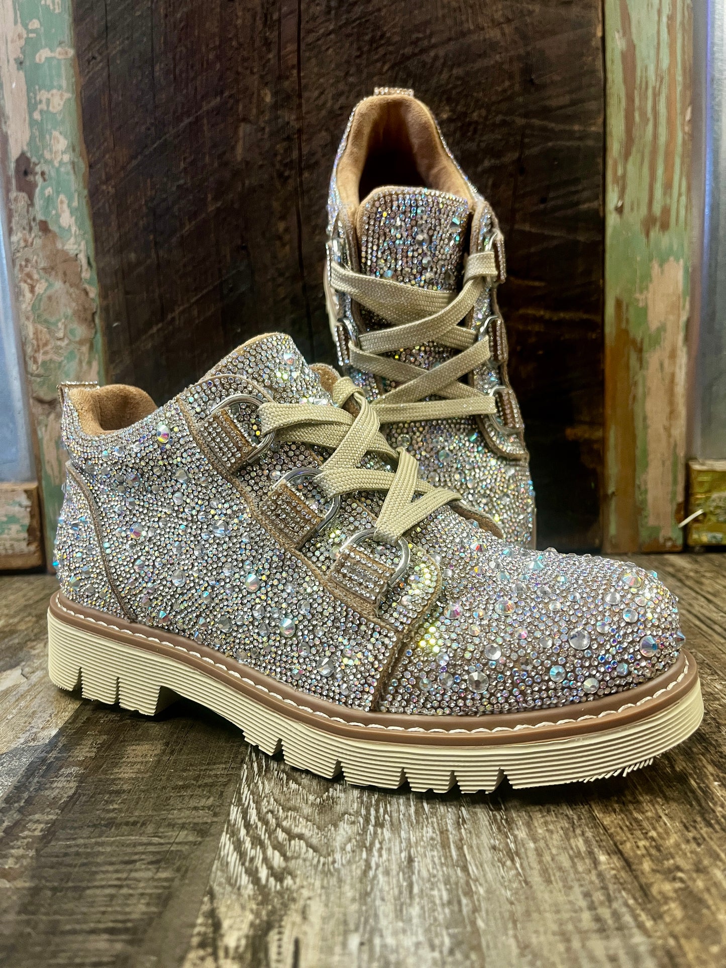 Corky's Campfire Rhinestone Booties