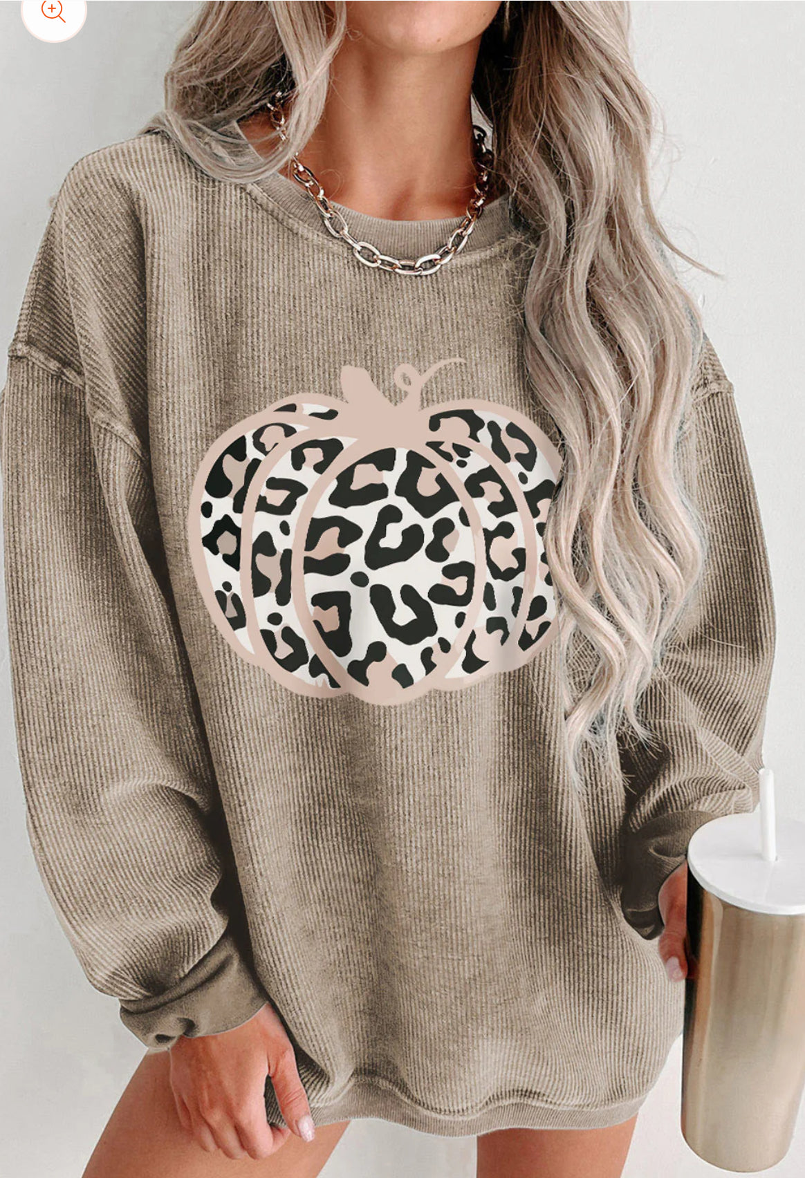 Leopard Pumpkin Top