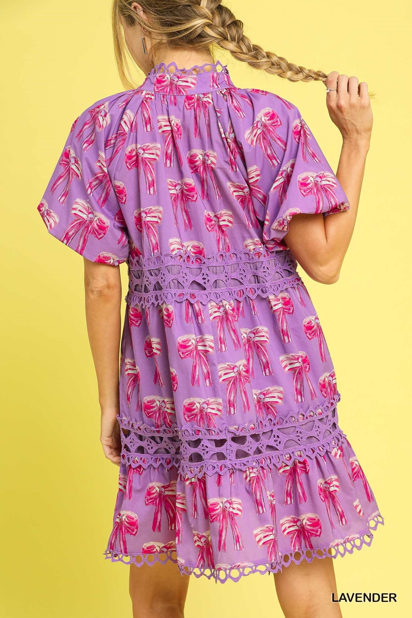 Bow Eyelet Dress