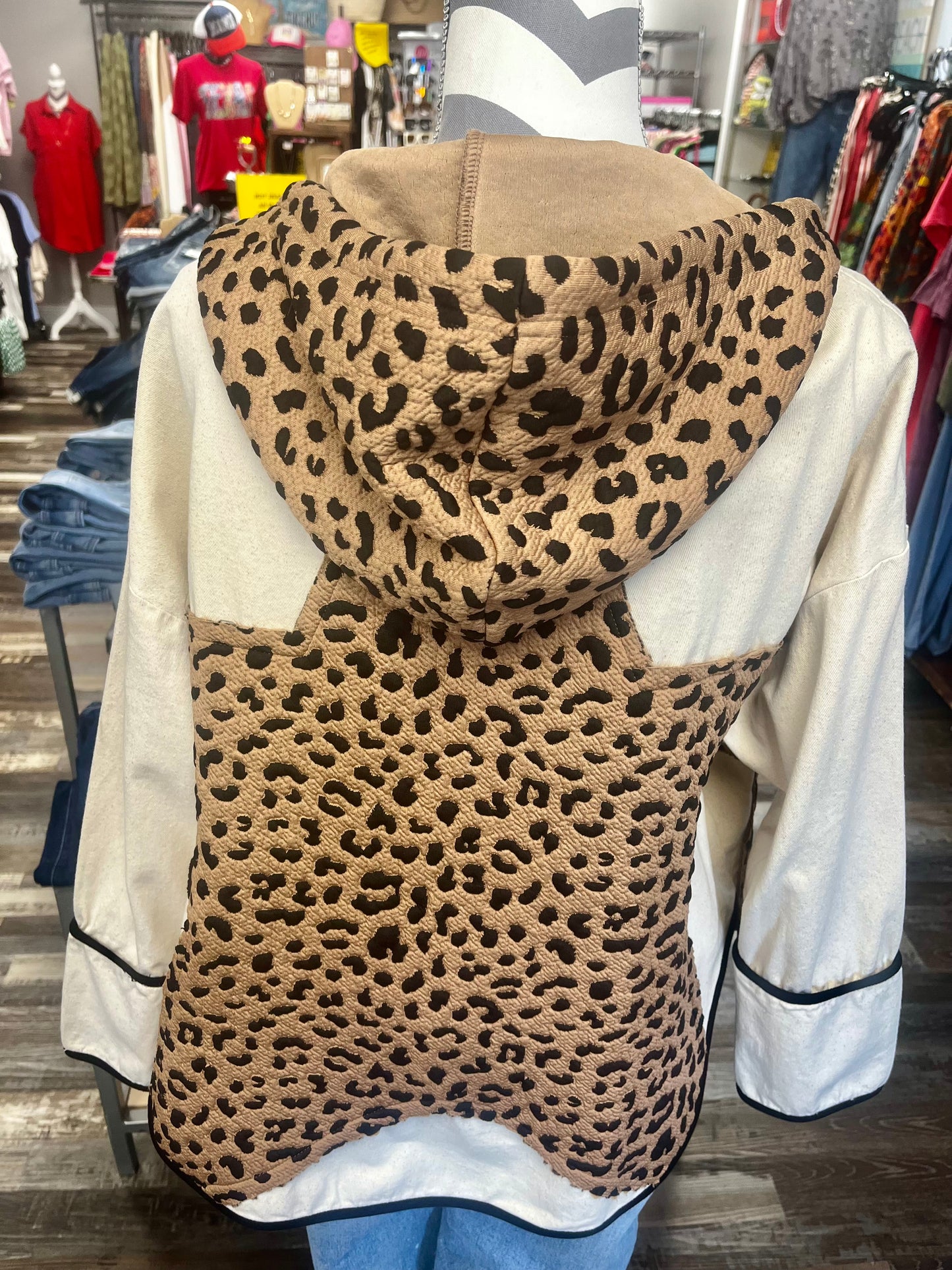 Leopard Mix Jacket