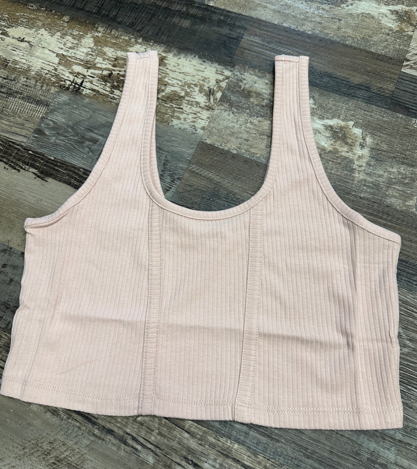 Rib Crop Tank