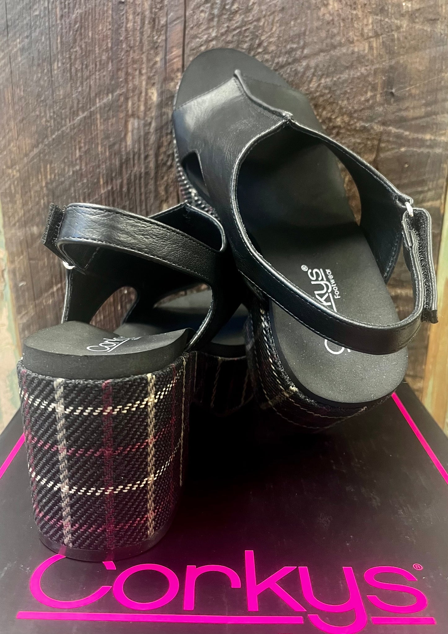 Miss Carley Black Plaid