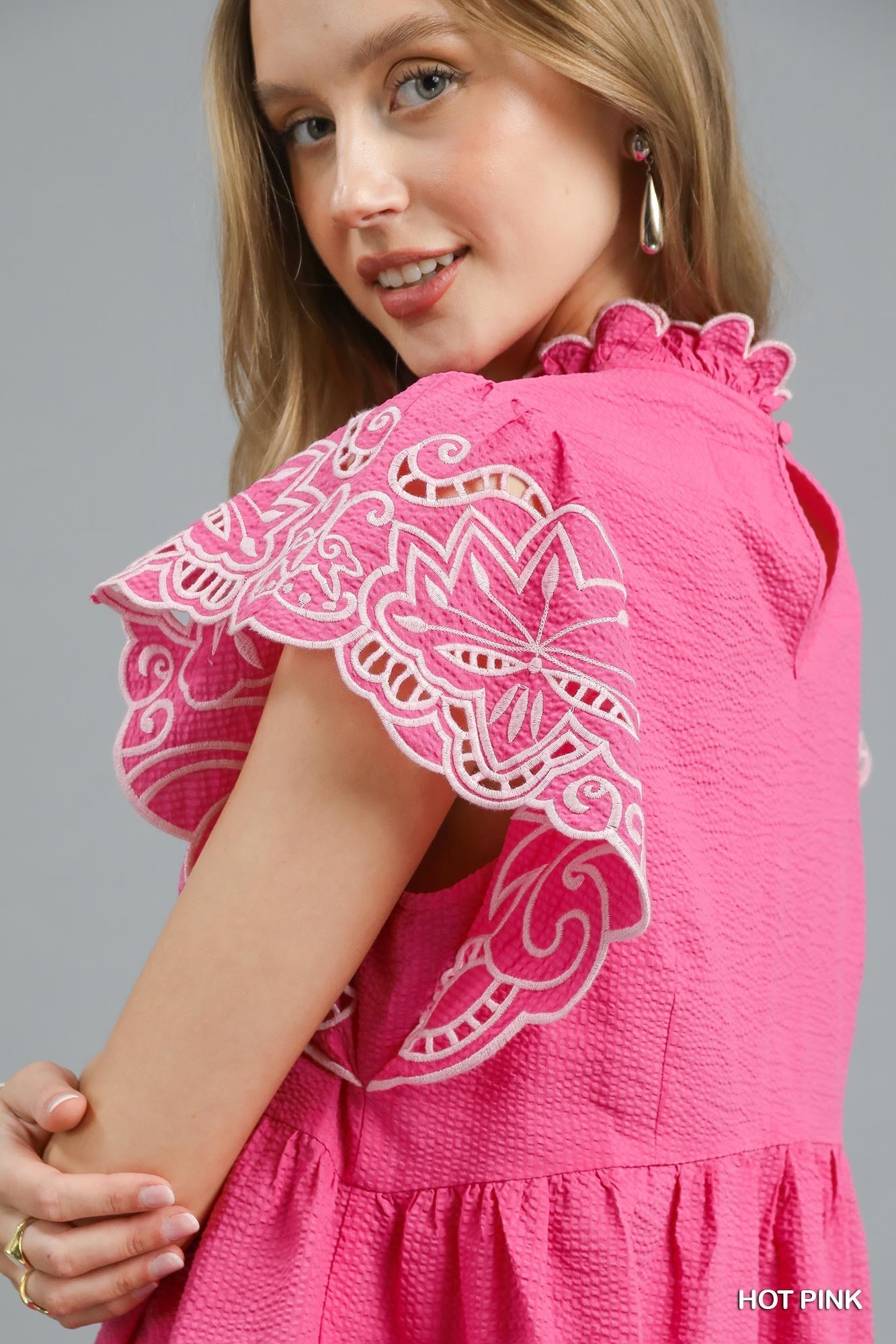 Scallop Edge Dress