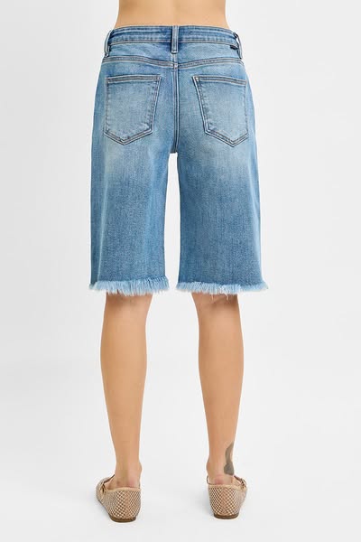Risen Frayed Bermudas