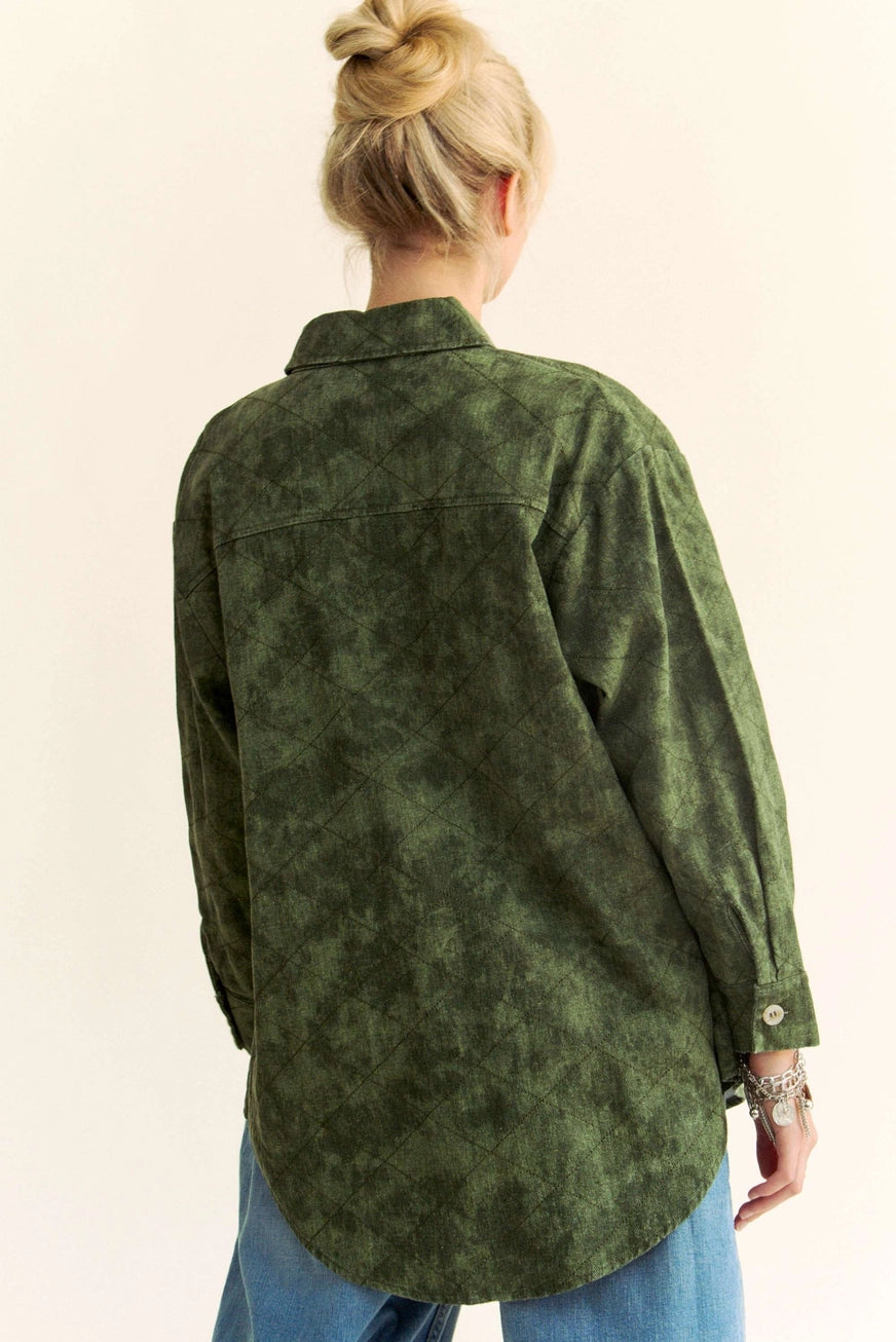 Army Green Shacket