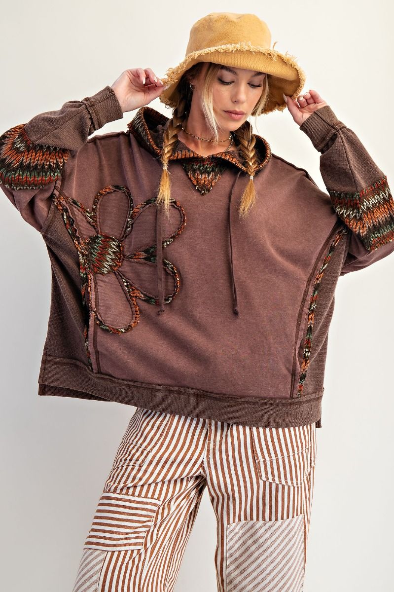 Daisy Patch Pullover