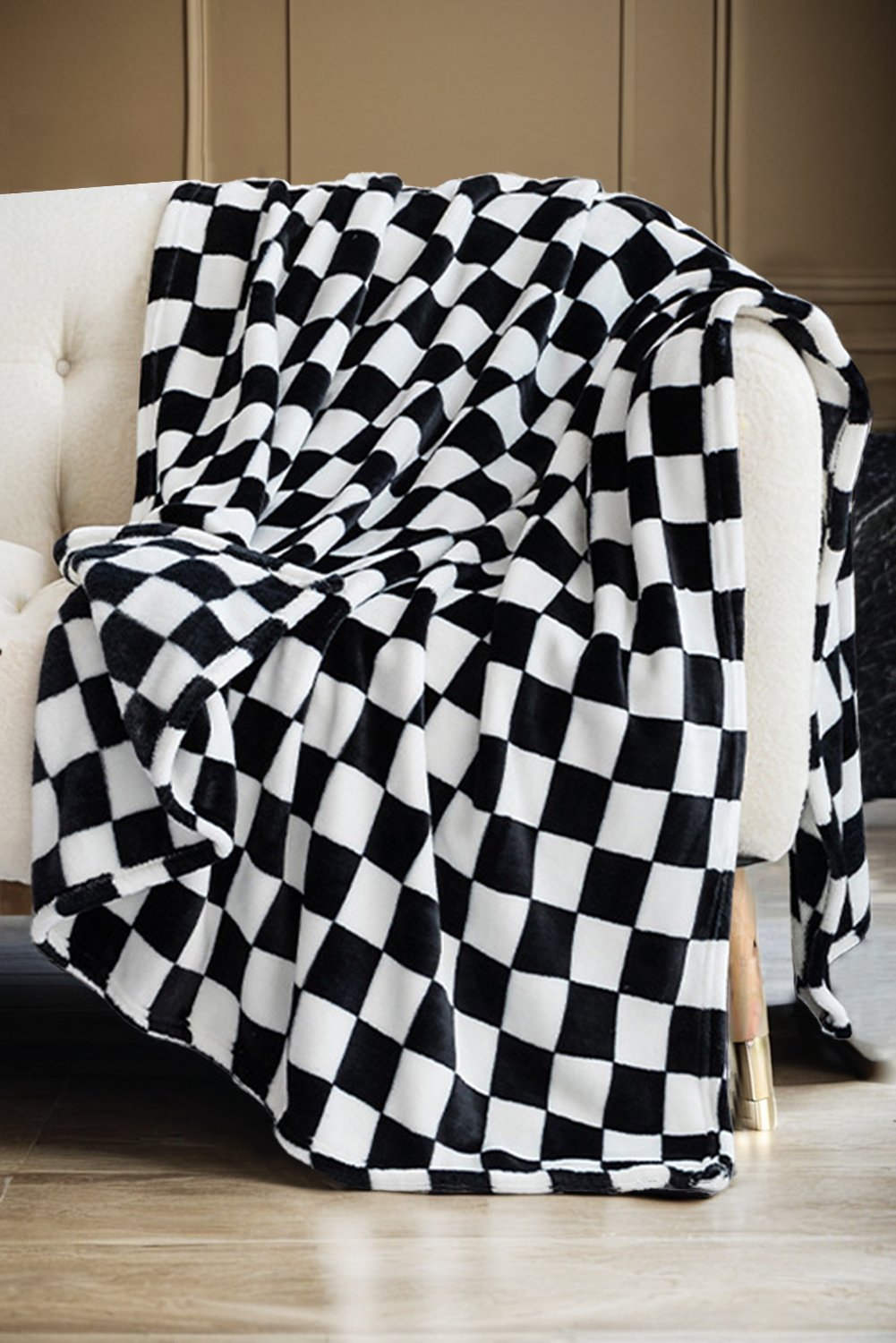 Mustang checkered Blanket
