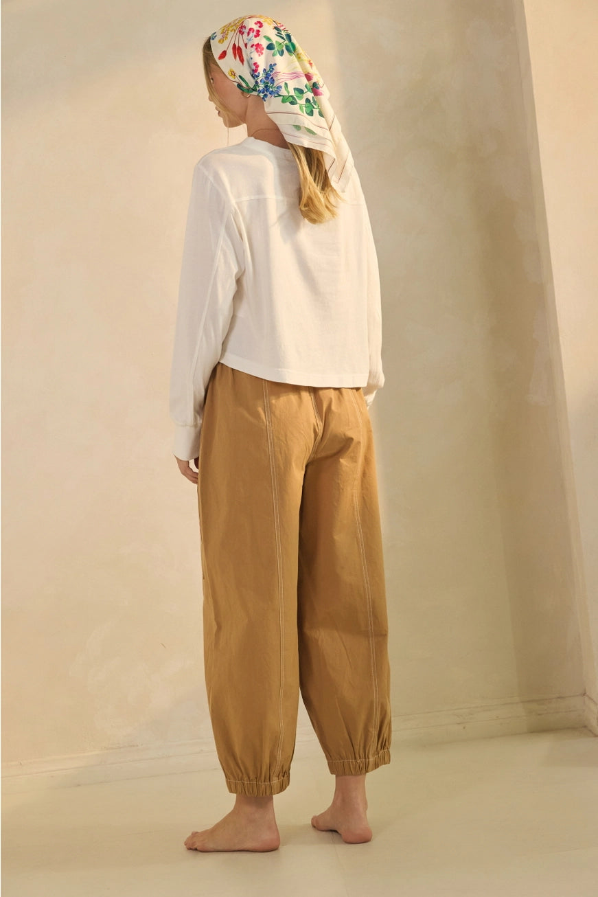 Camel Flower Pant