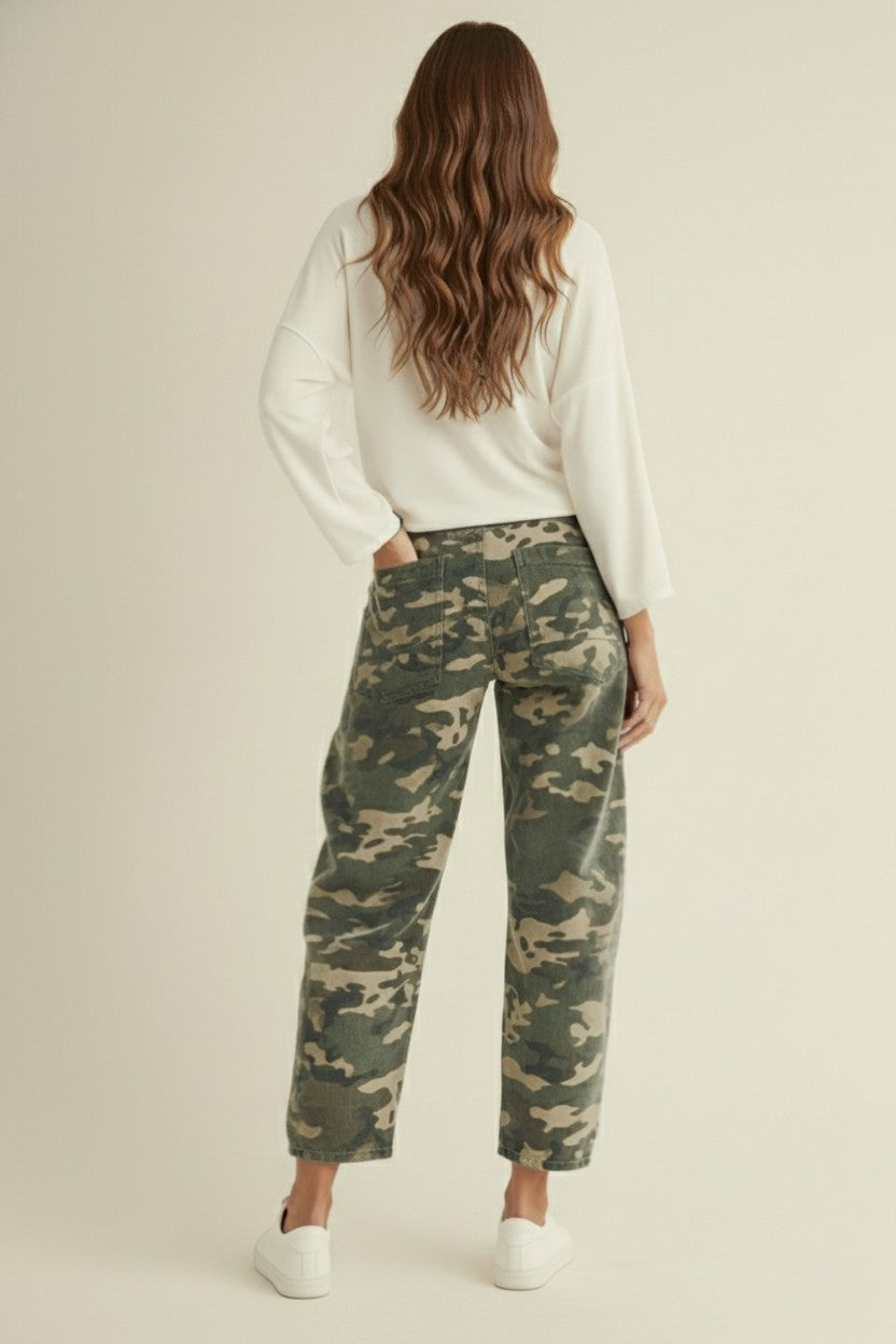 Camo Cargo Rope Pant