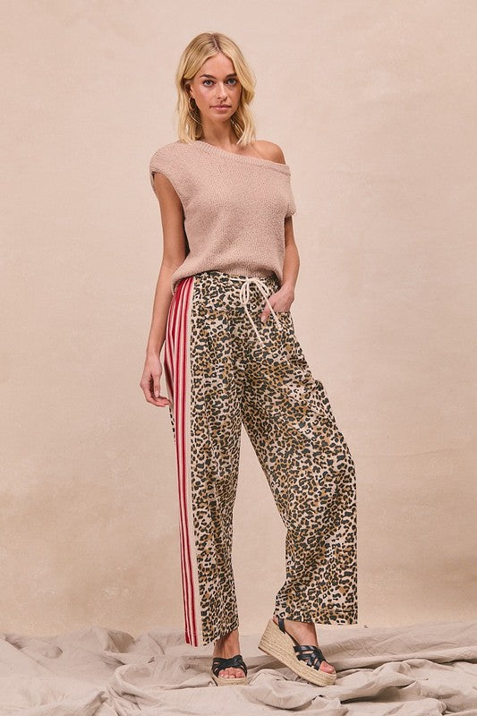 Crimson Leopard Pants