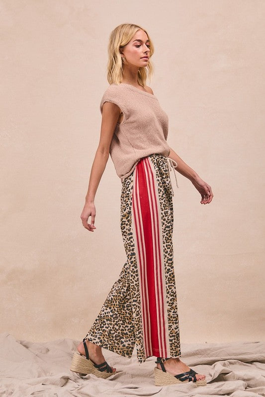 Crimson Leopard Pants