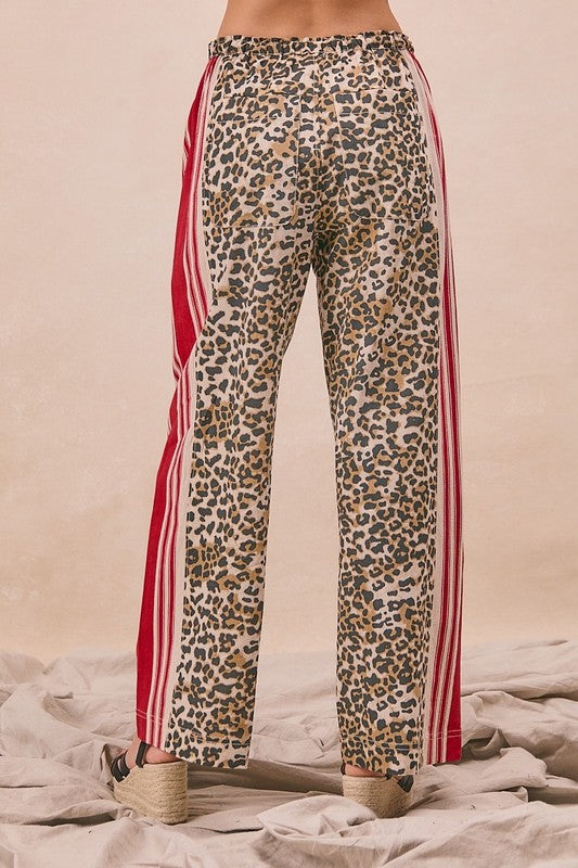 Crimson Leopard Pants