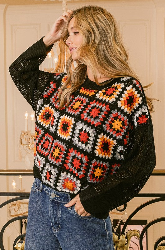 Square it Crochet Top
