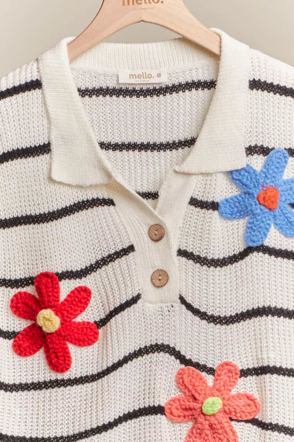 Daisy Patch Sweater