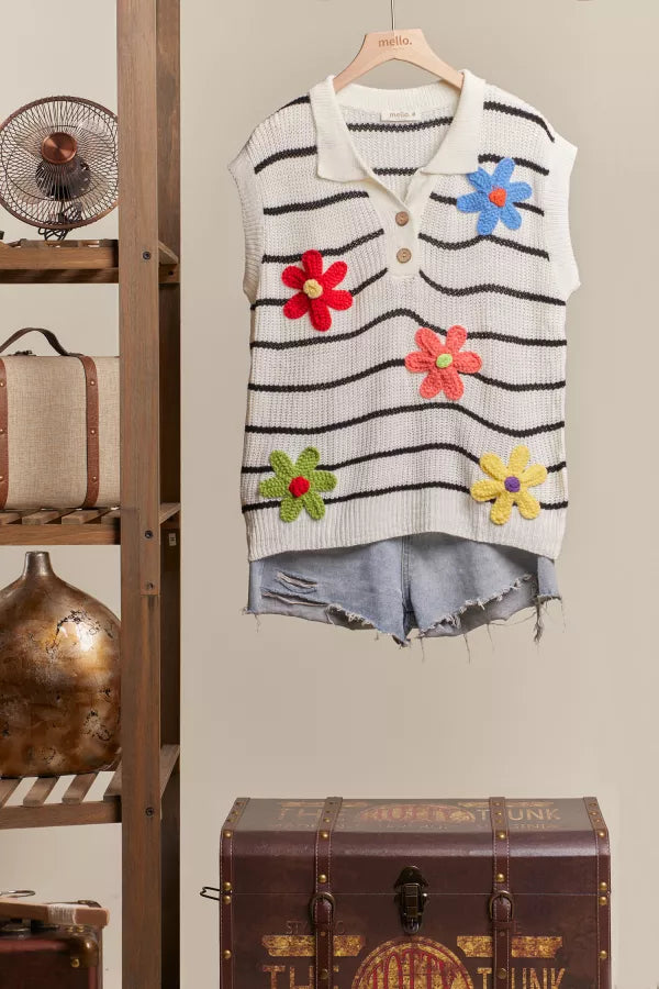 Daisy Patch Sweater