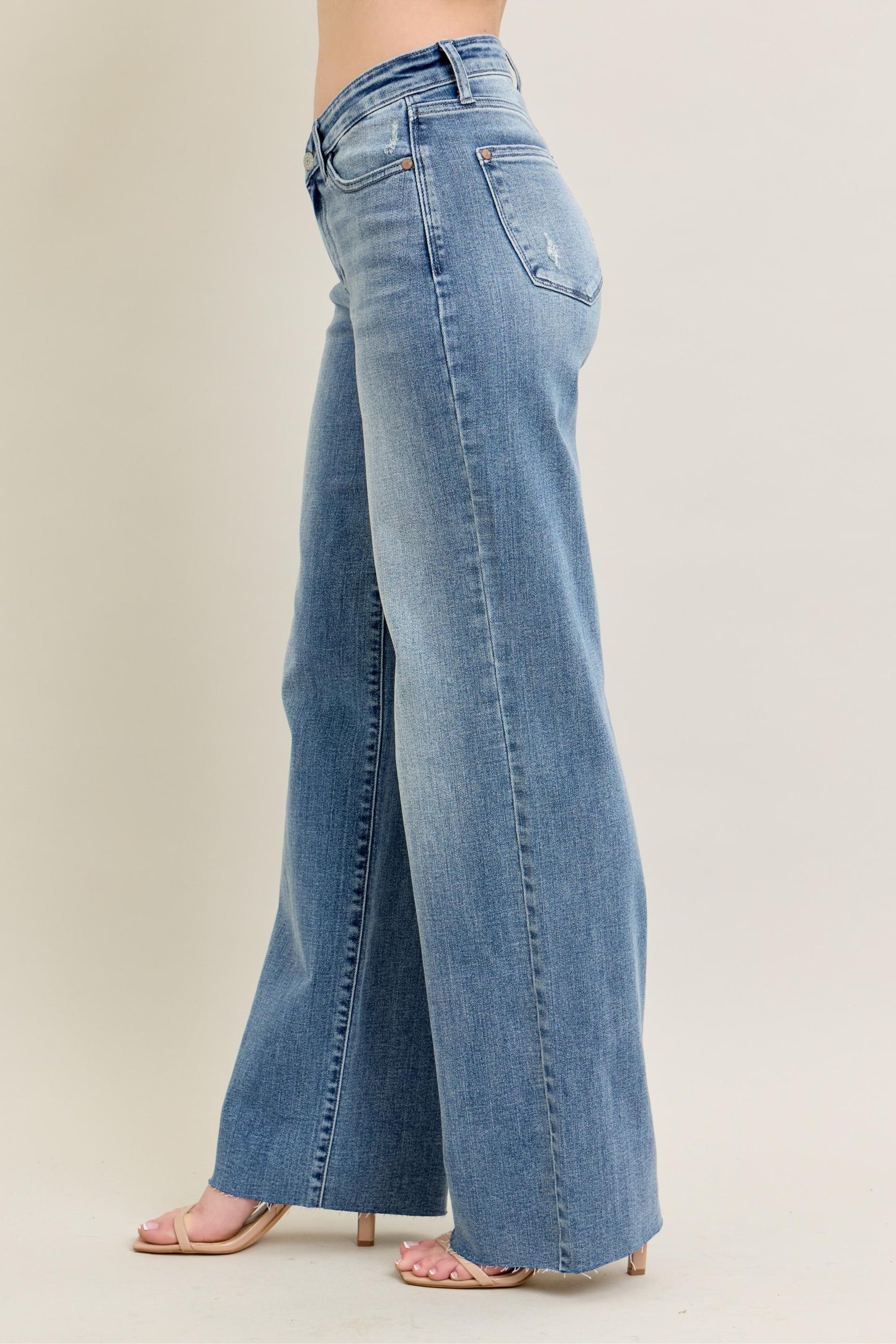 Judy Blue Baggy V Front