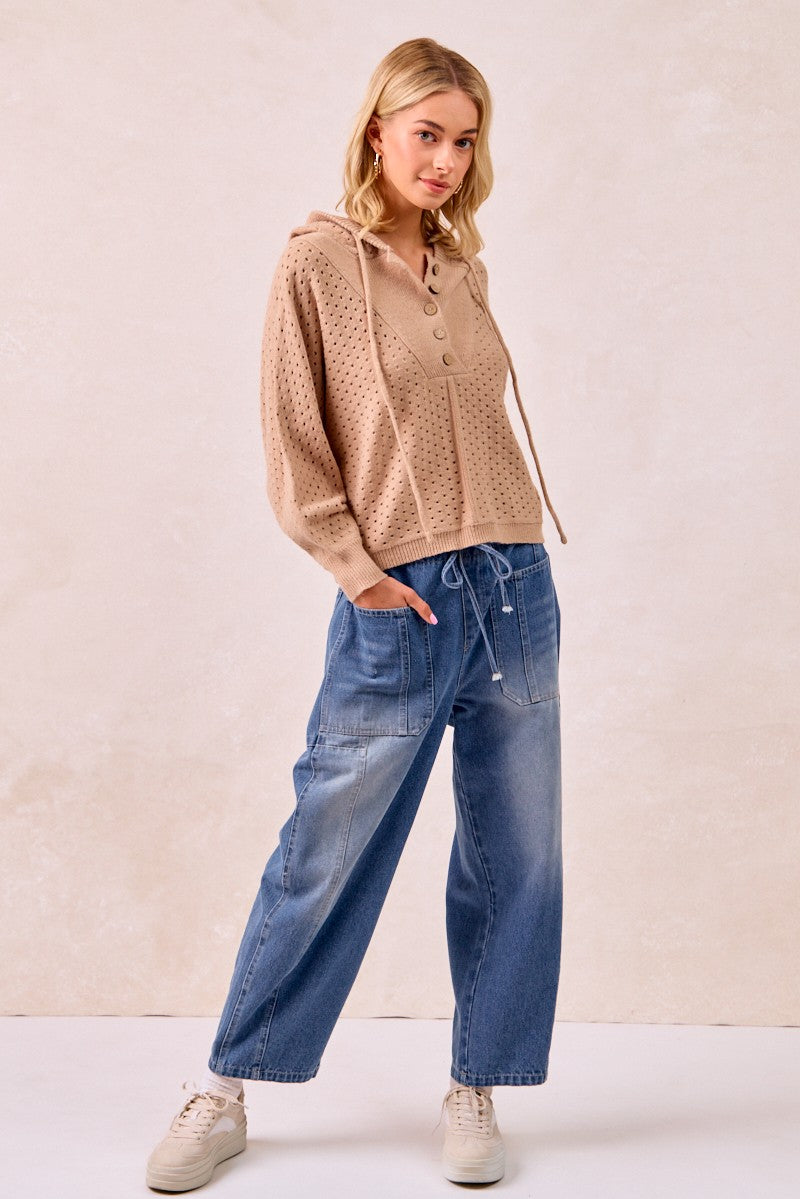 Button Up Hoodie