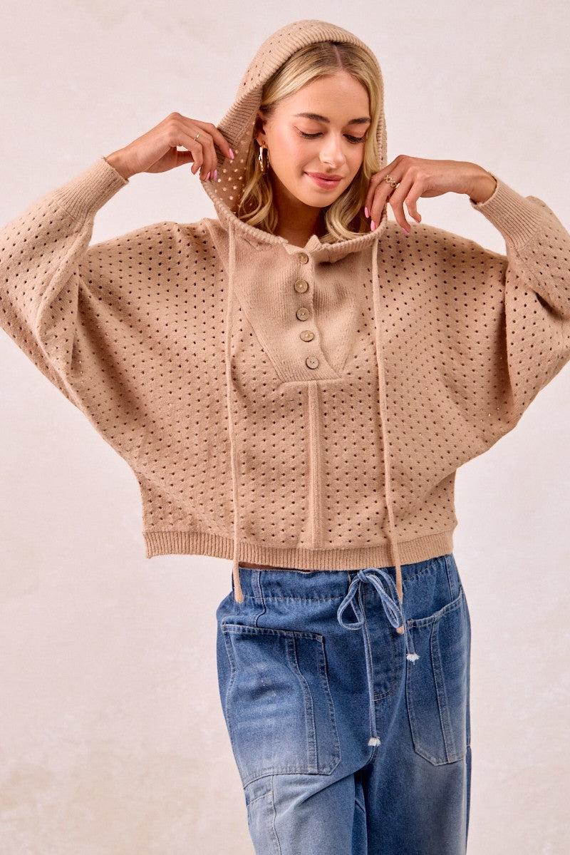 Button Up Hoodie