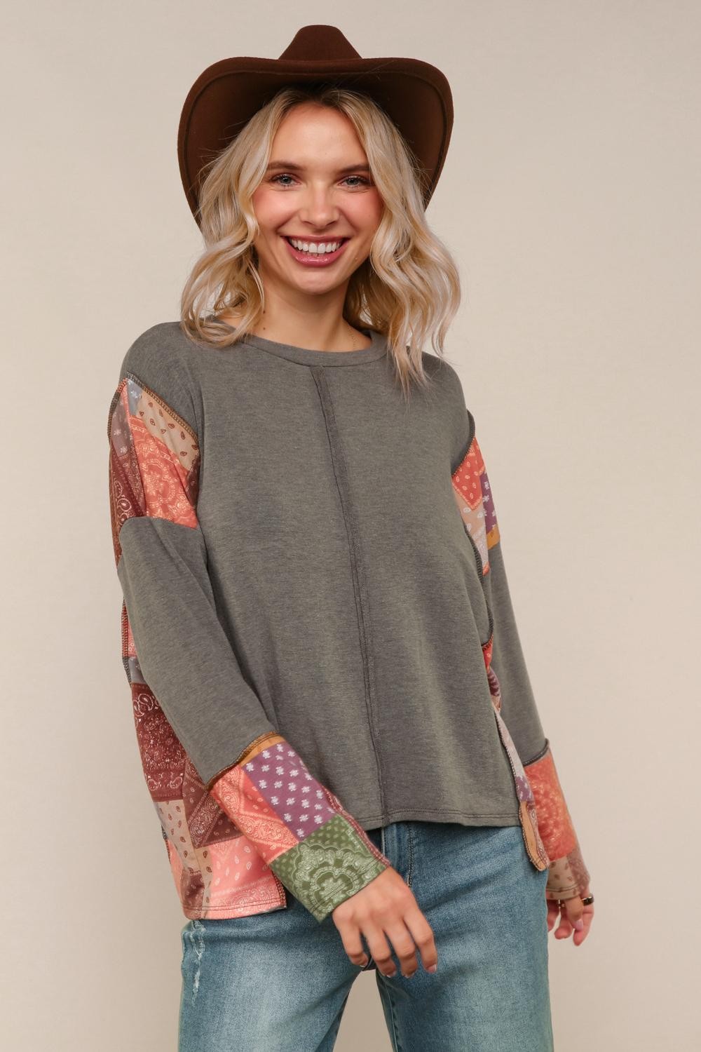 Fall Patchwork Top