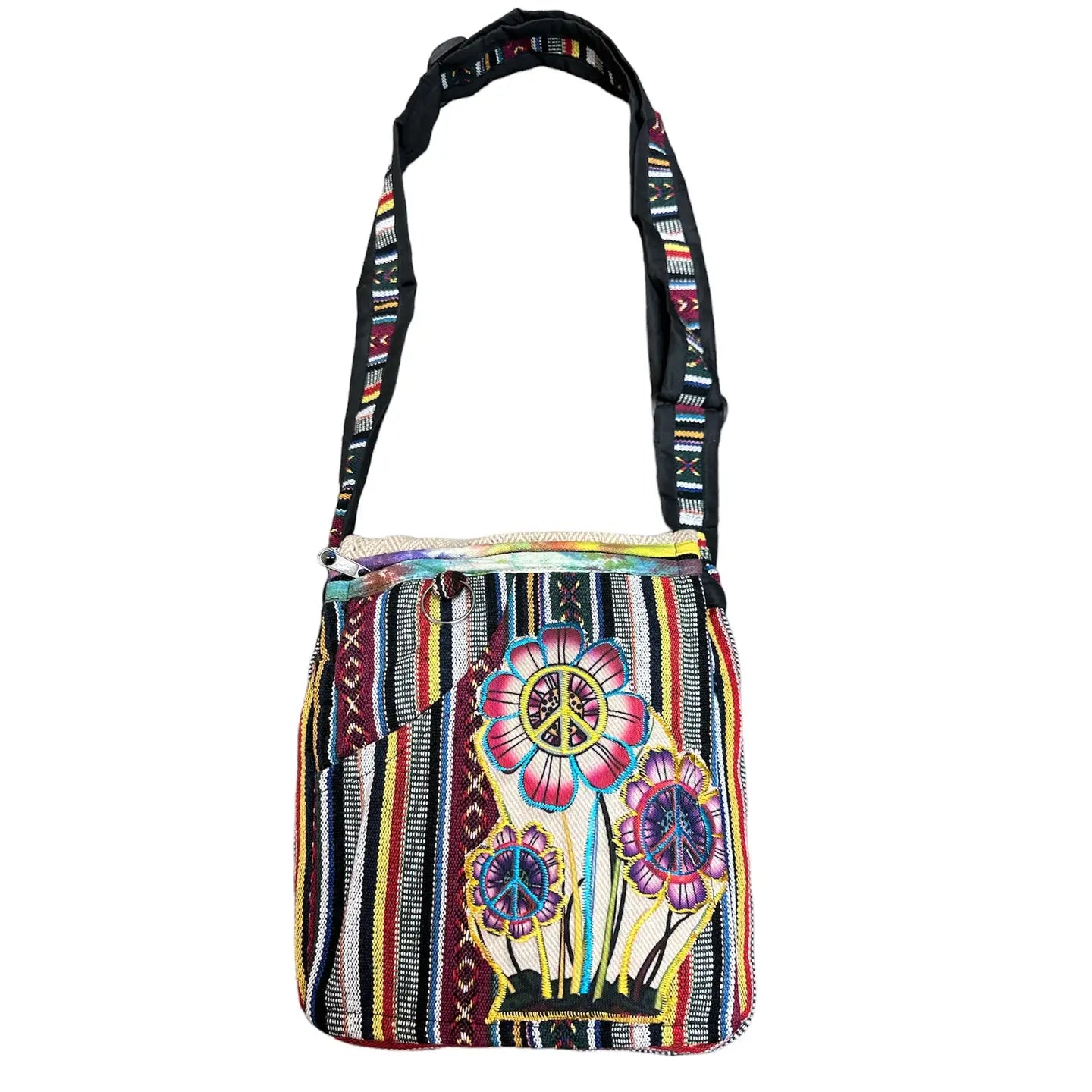 Peace Flower Crossbody