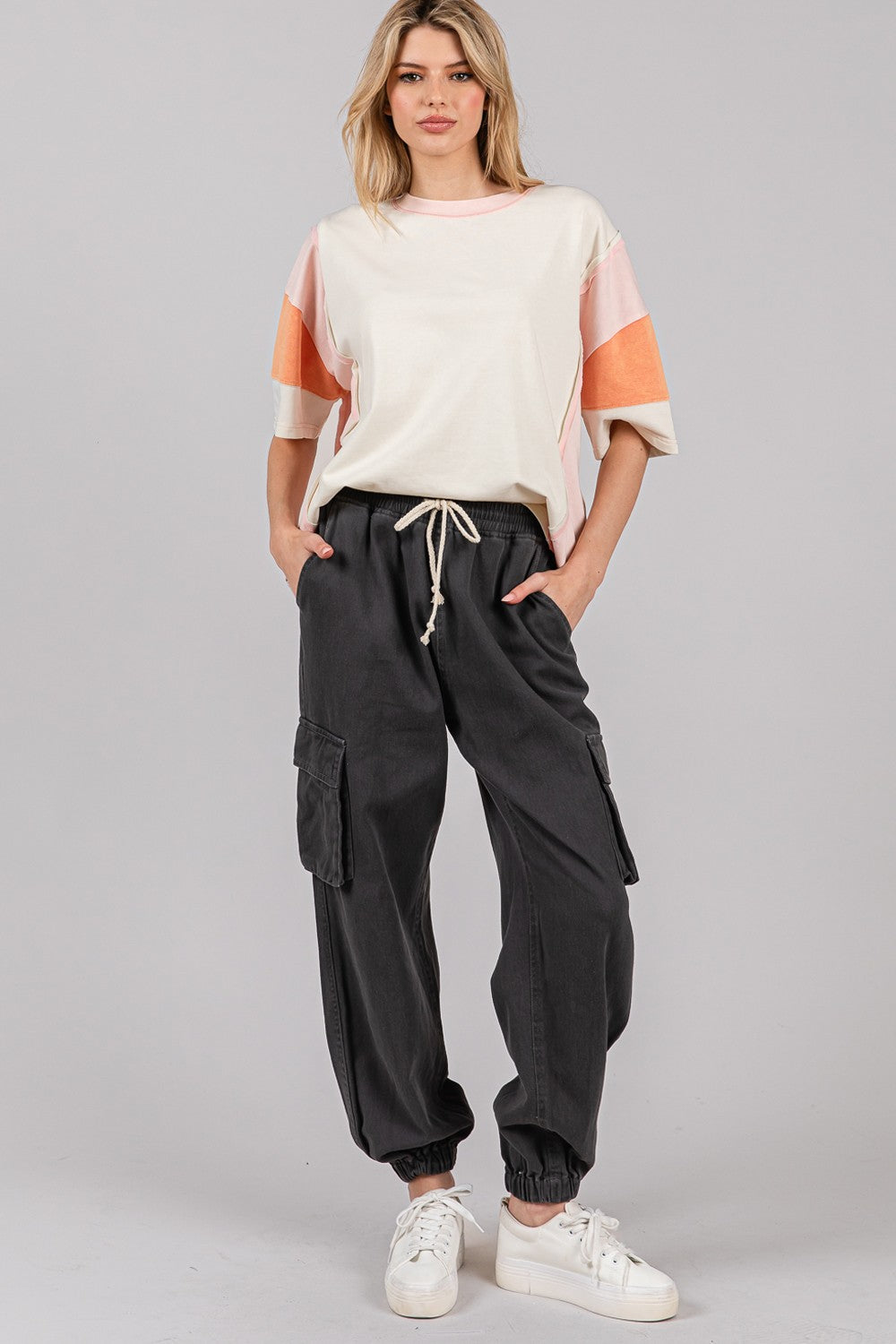 Sage & Fig Cargo Joggers