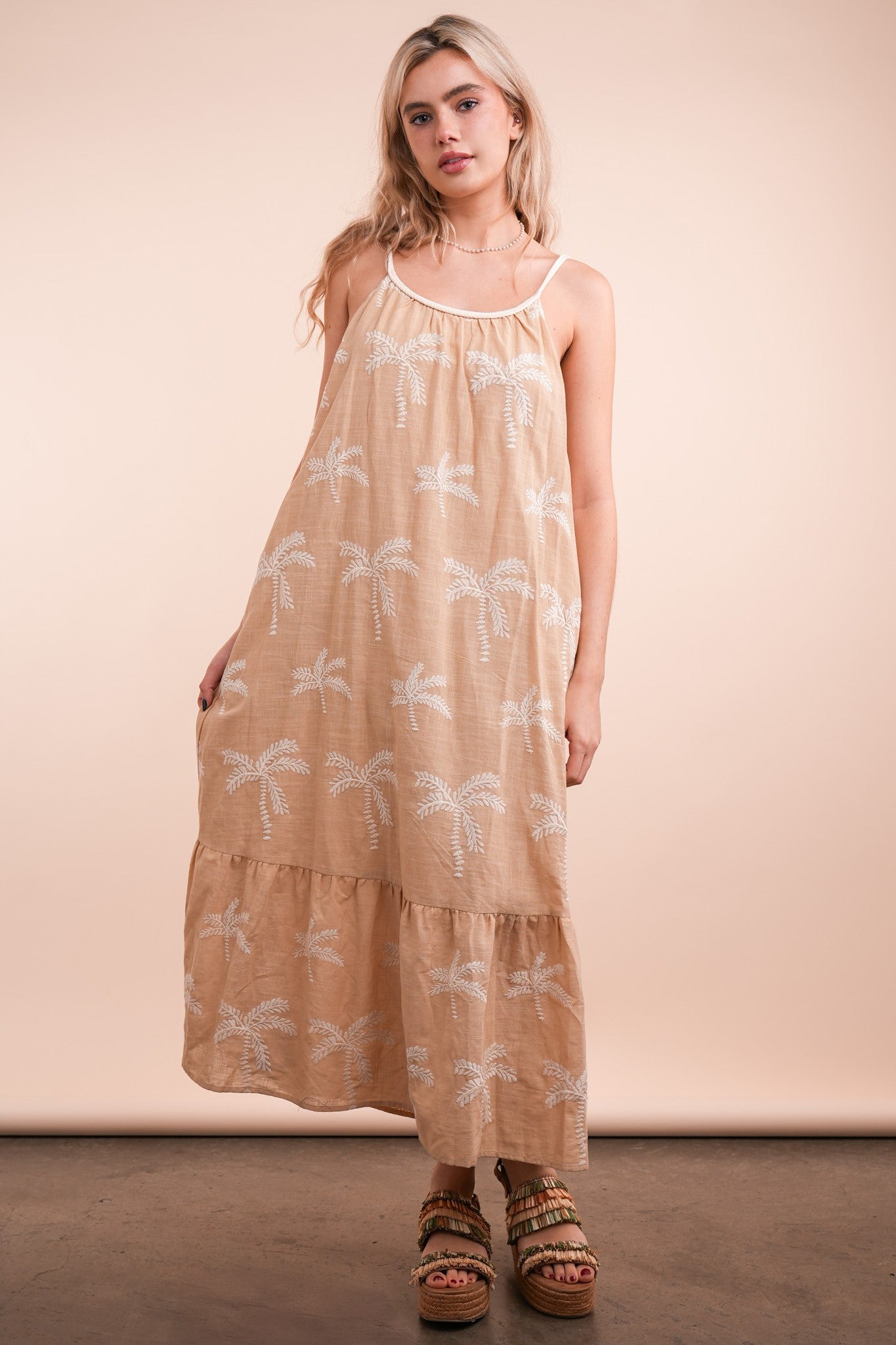 Summer Palm Dress