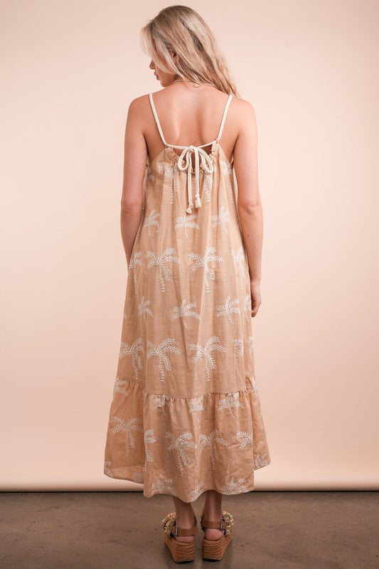 Summer Palm Dress