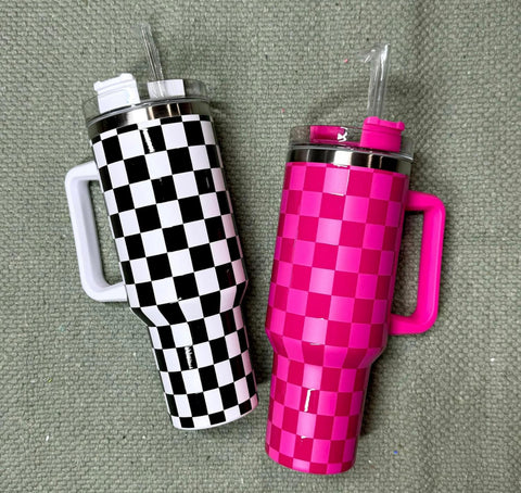 Checkered Tumbler