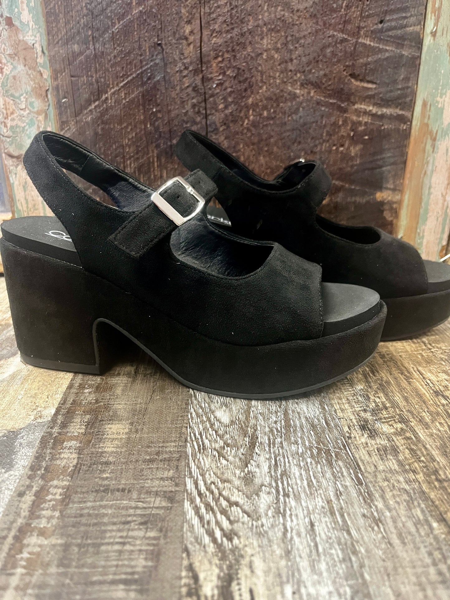 Miss Behavin Black Suede