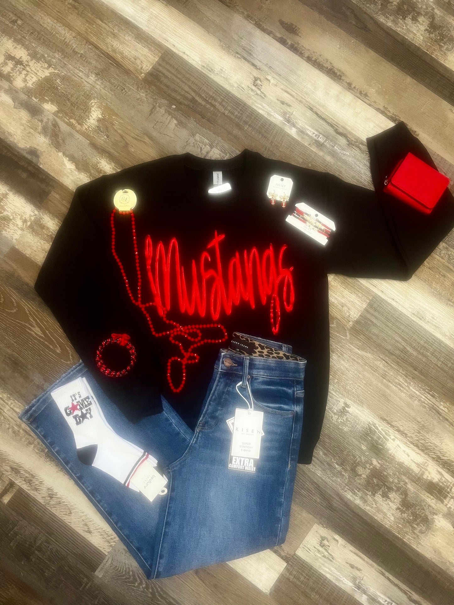 Mustangs Metallic Sweatshirt